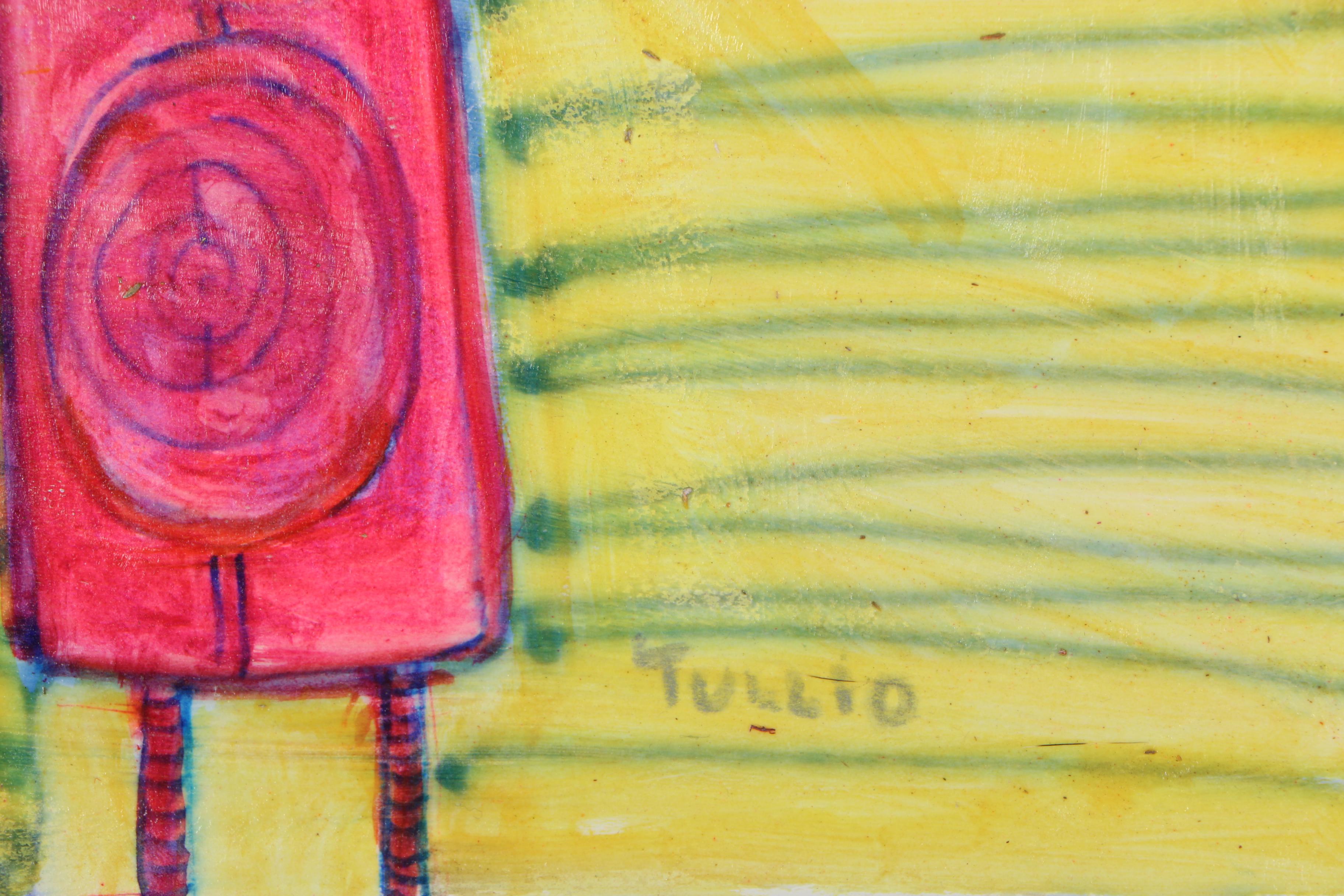 Charles Tullio Mixed Media Paintings