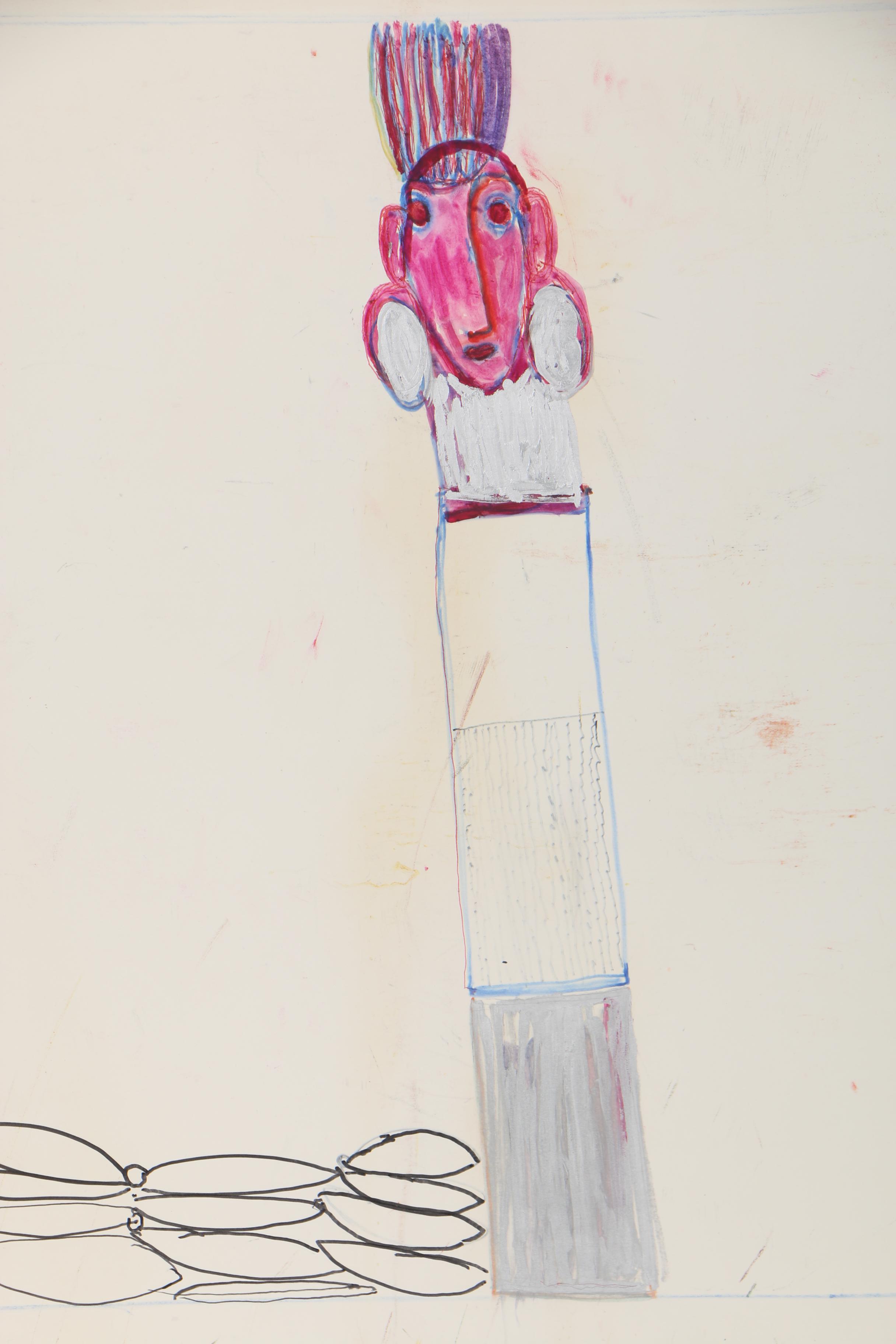 Charles Tullio Mixed Media Paintings