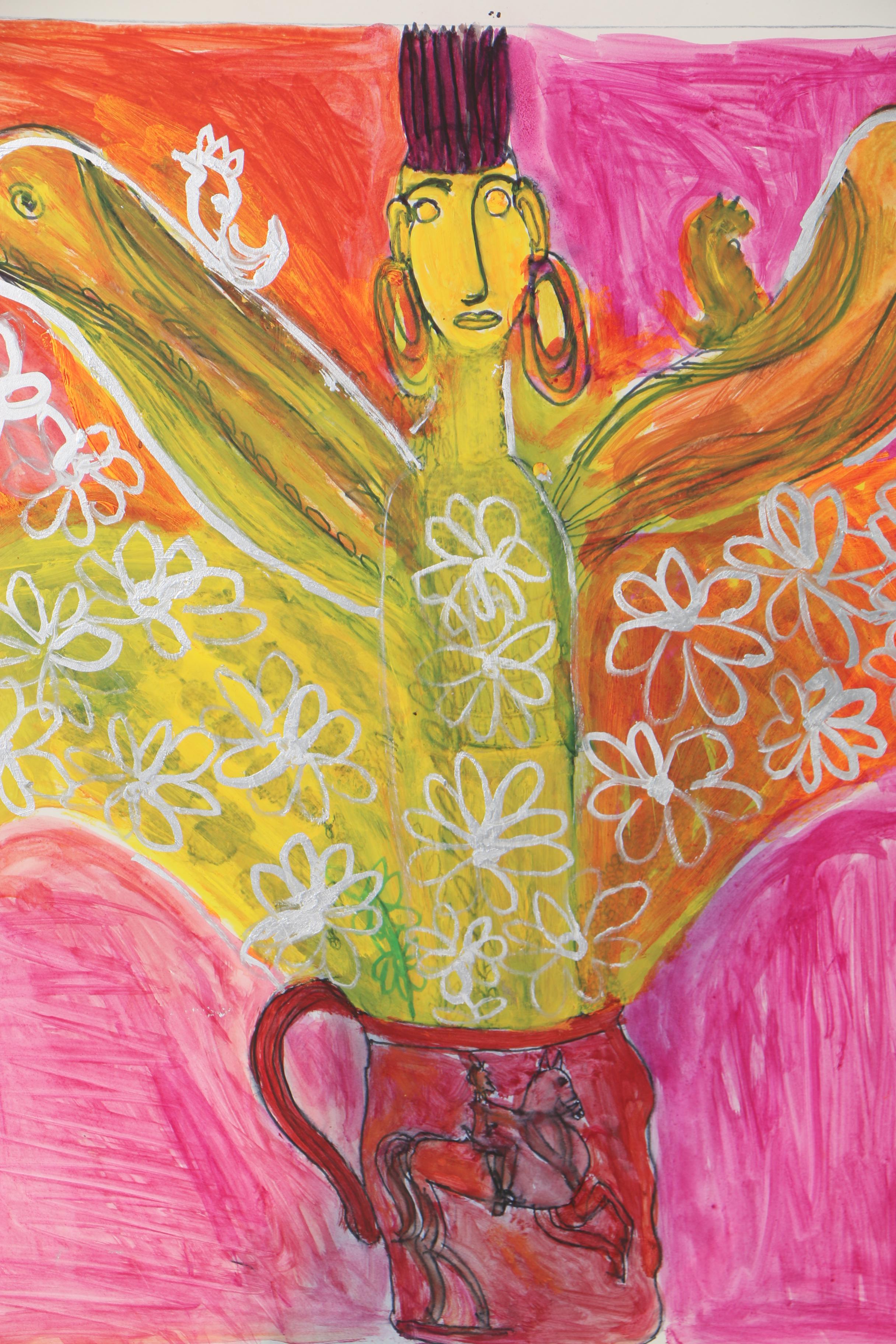 Charles Tullio Mixed Media Paintings