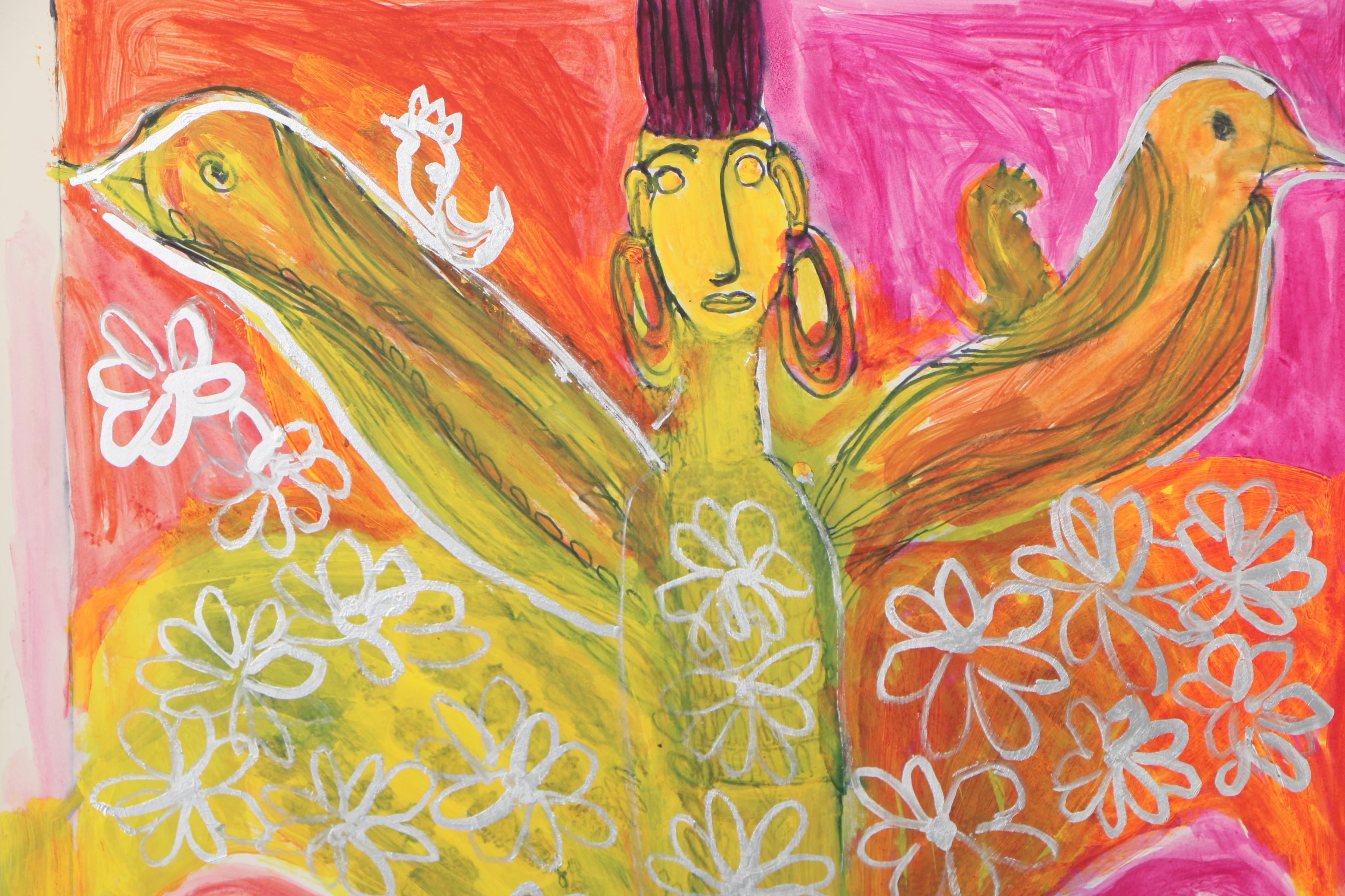 Charles Tullio Mixed Media Paintings