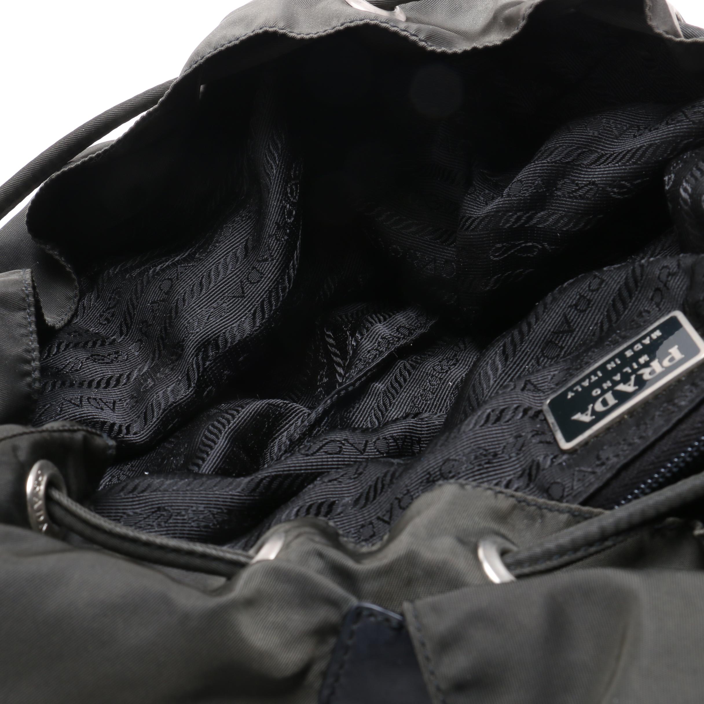 Prada Tessuto Nylon Backpack Purse