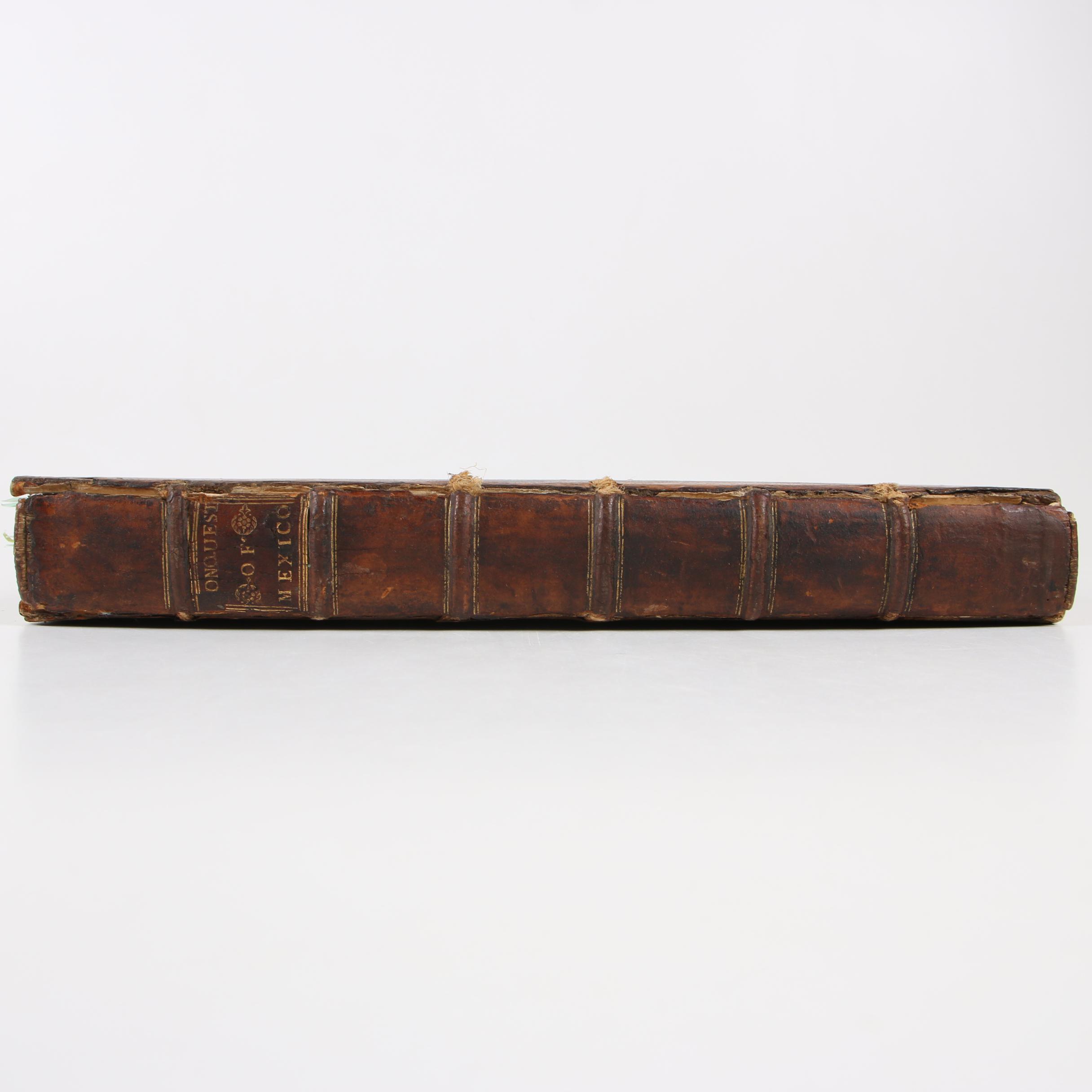 1724 Illustrated "History of the Conquest of Mexico by the Spaniards"