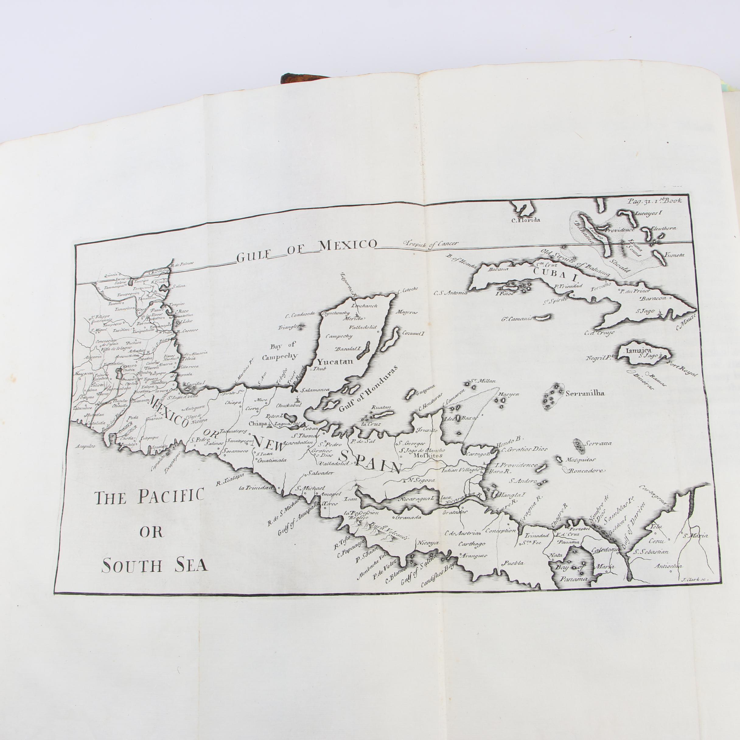 1724 Illustrated "History of the Conquest of Mexico by the Spaniards"