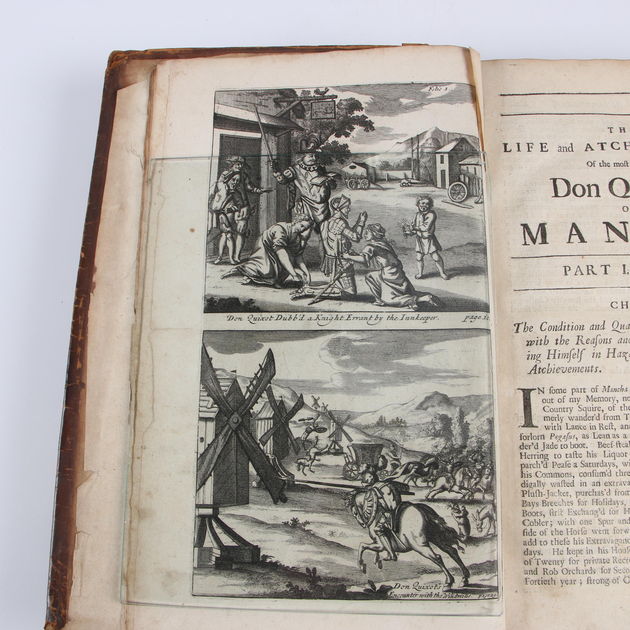 1687 "Don Quixote" First Edition Translated by John Philips