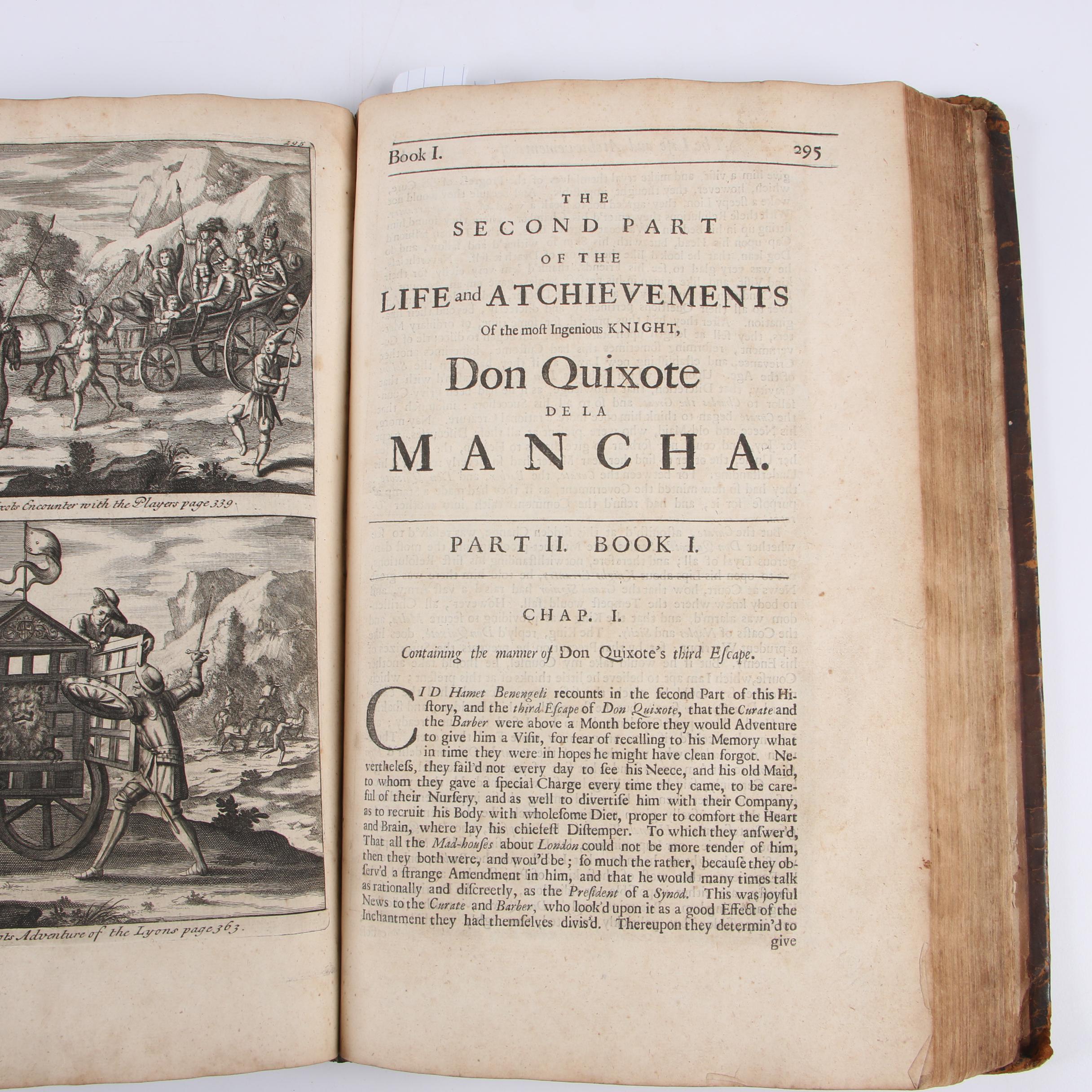 1687 "Don Quixote" First Edition Translated by John Philips