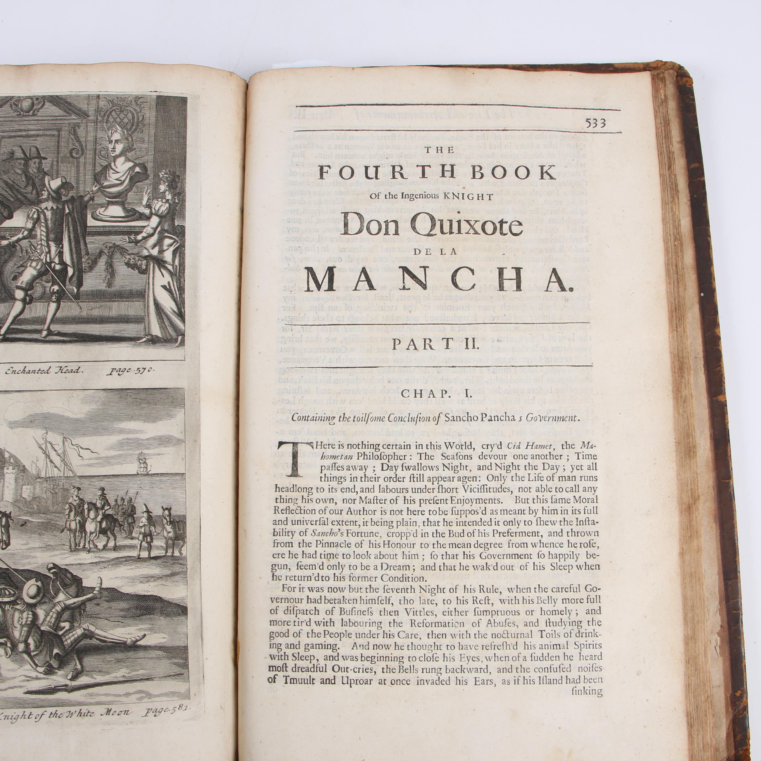 1687 "Don Quixote" First Edition Translated by John Philips