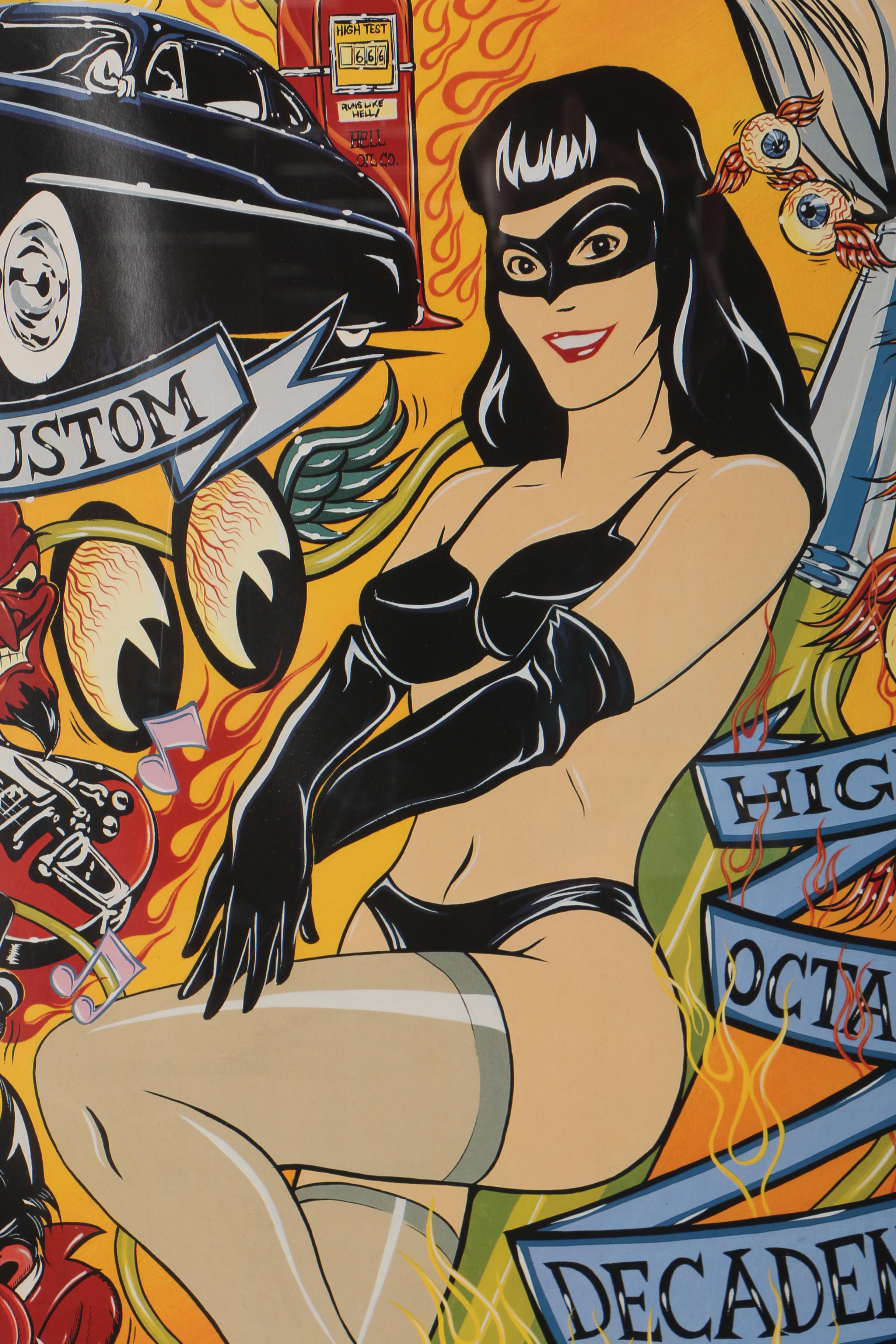 Offset Lithograph after Dennis McPhail "High Octane Decadence"