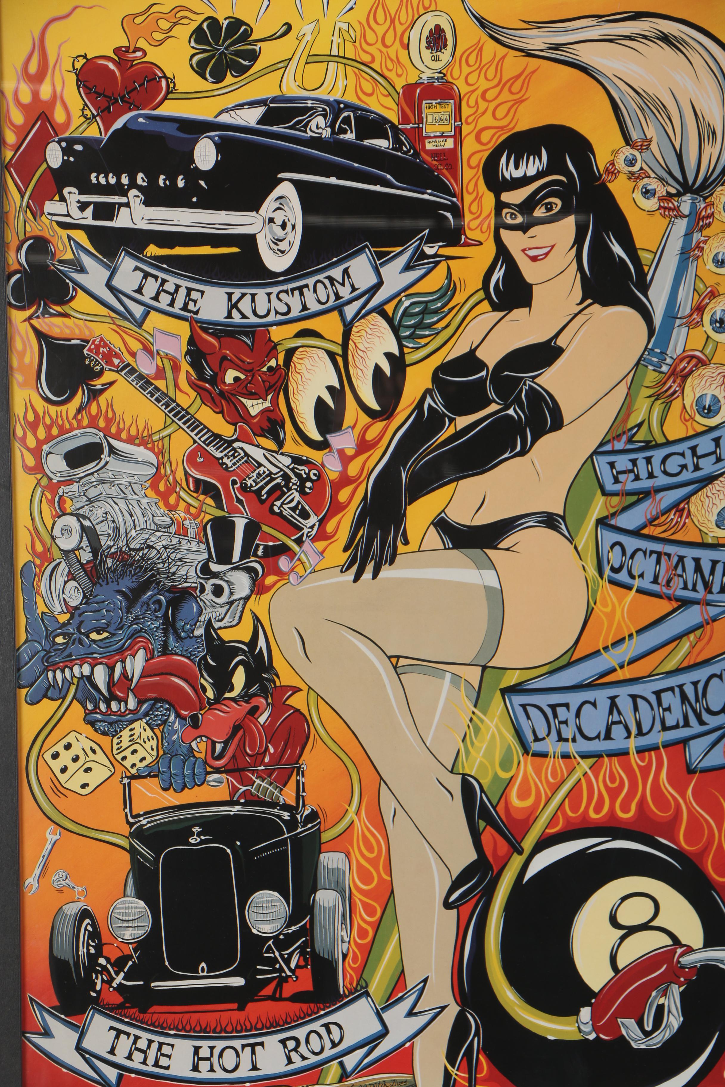 Offset Lithograph after Dennis McPhail "High Octane Decadence"
