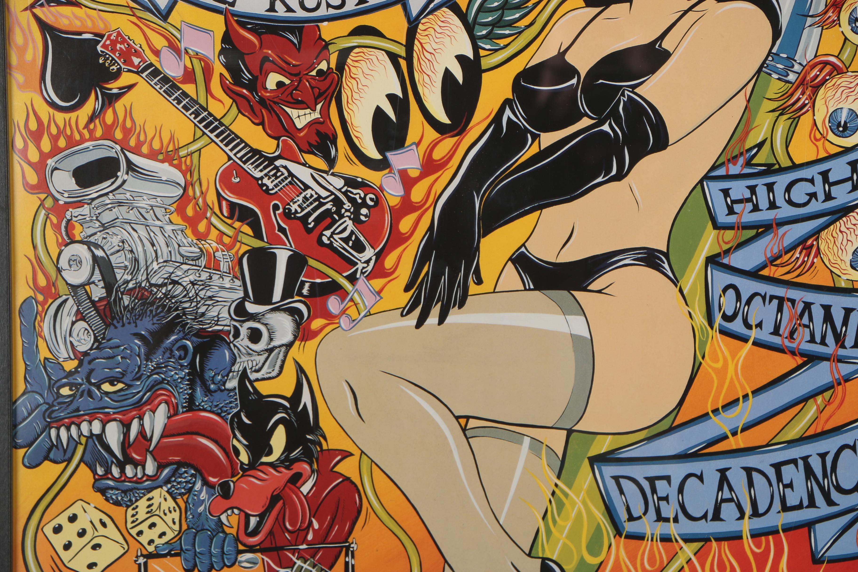 Offset Lithograph after Dennis McPhail "High Octane Decadence"