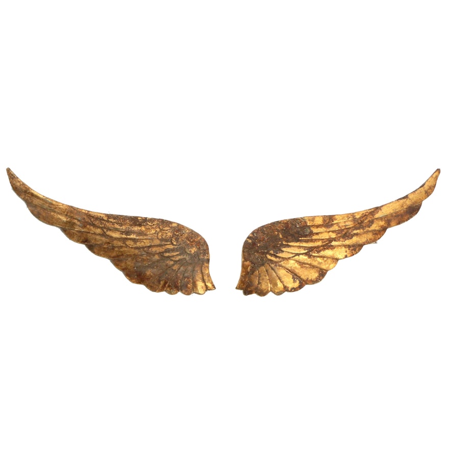 Carved Giltwood Wings, Contemporary