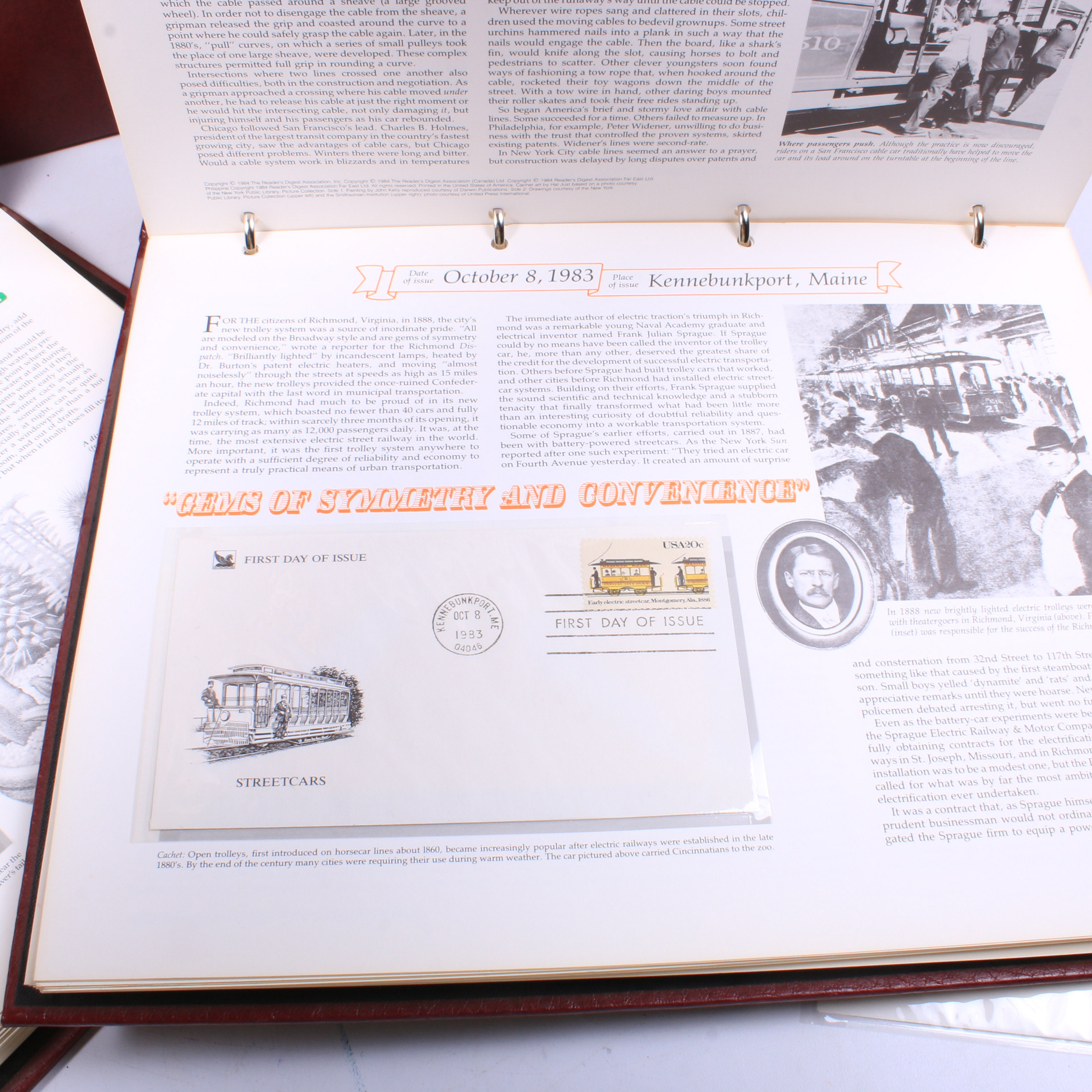 United States Postage First Day Covers in Reader's Digest Binders