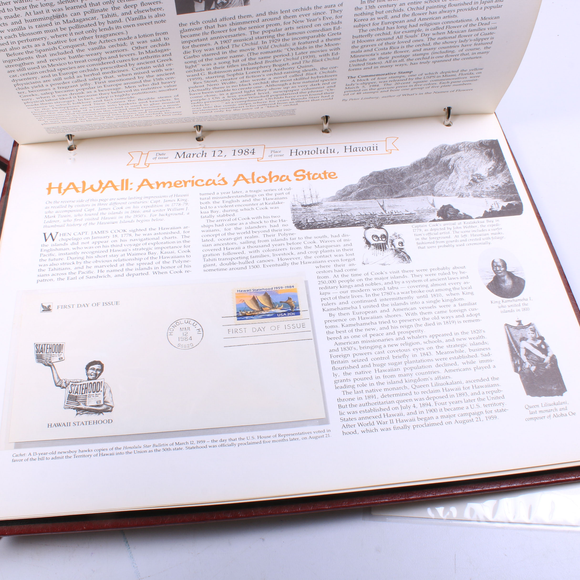 United States Postage First Day Covers in Reader's Digest Binders