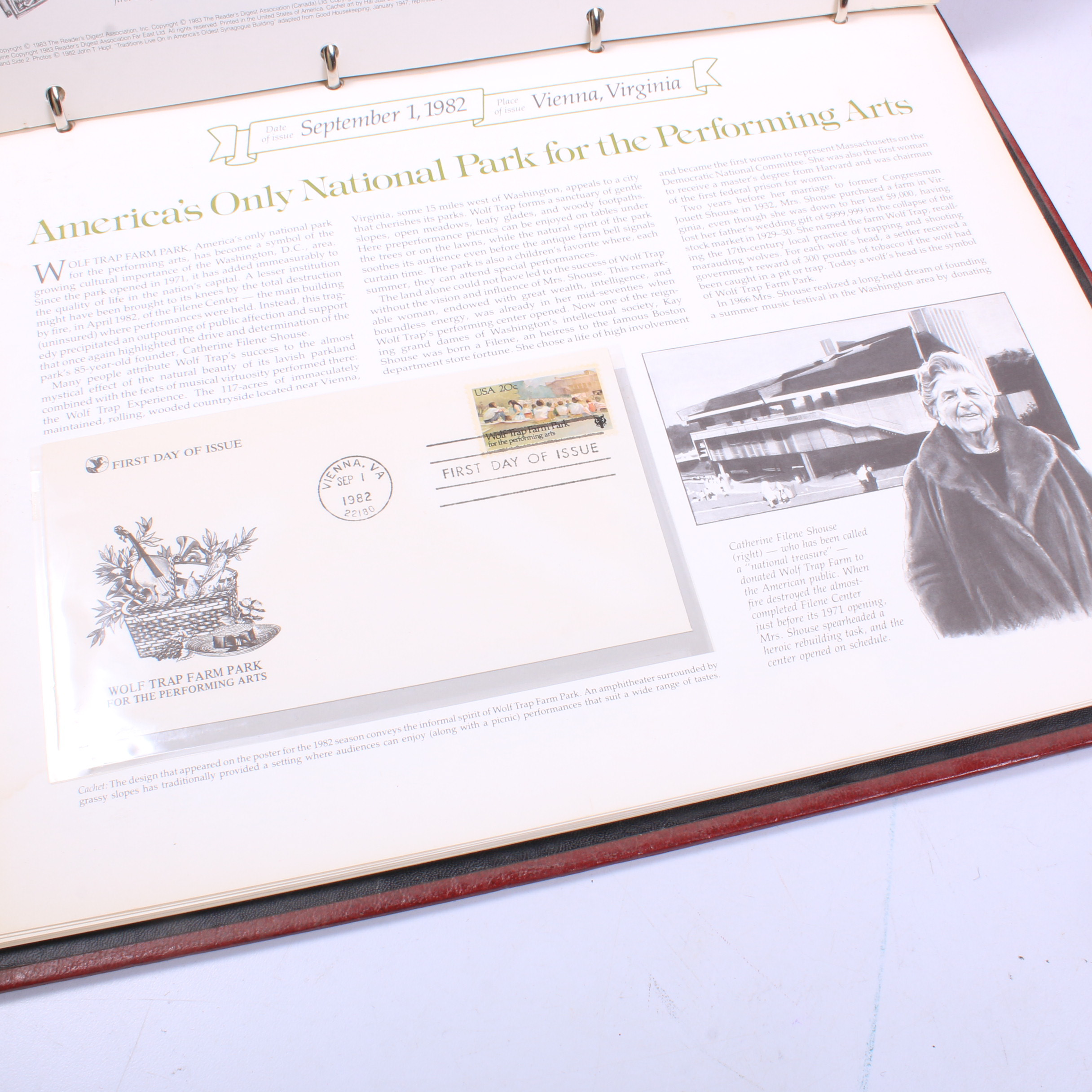 United States Postage First Day Covers in Reader's Digest Binders