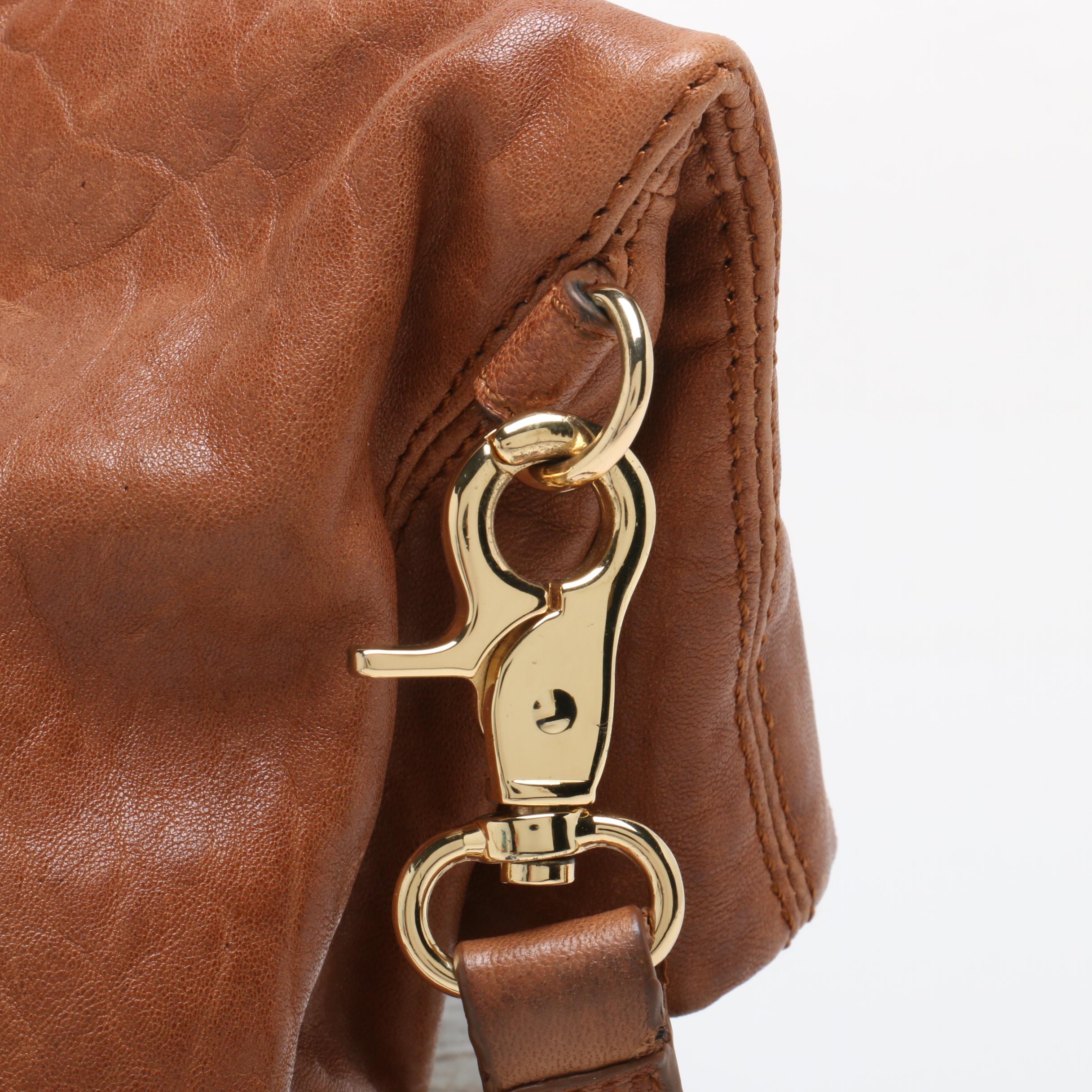 Tory Burch Brown Leather Shoulder Bag