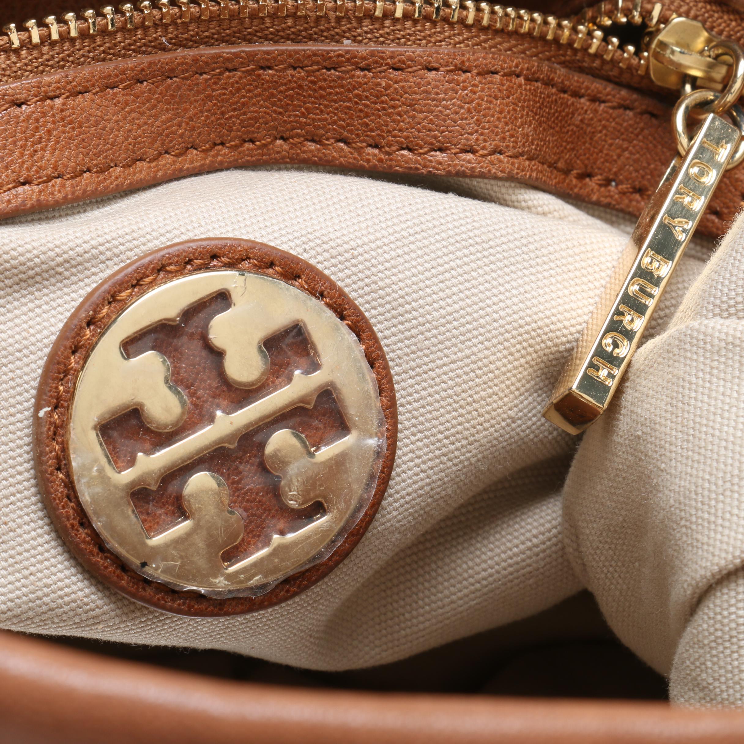 Tory Burch Brown Leather Shoulder Bag