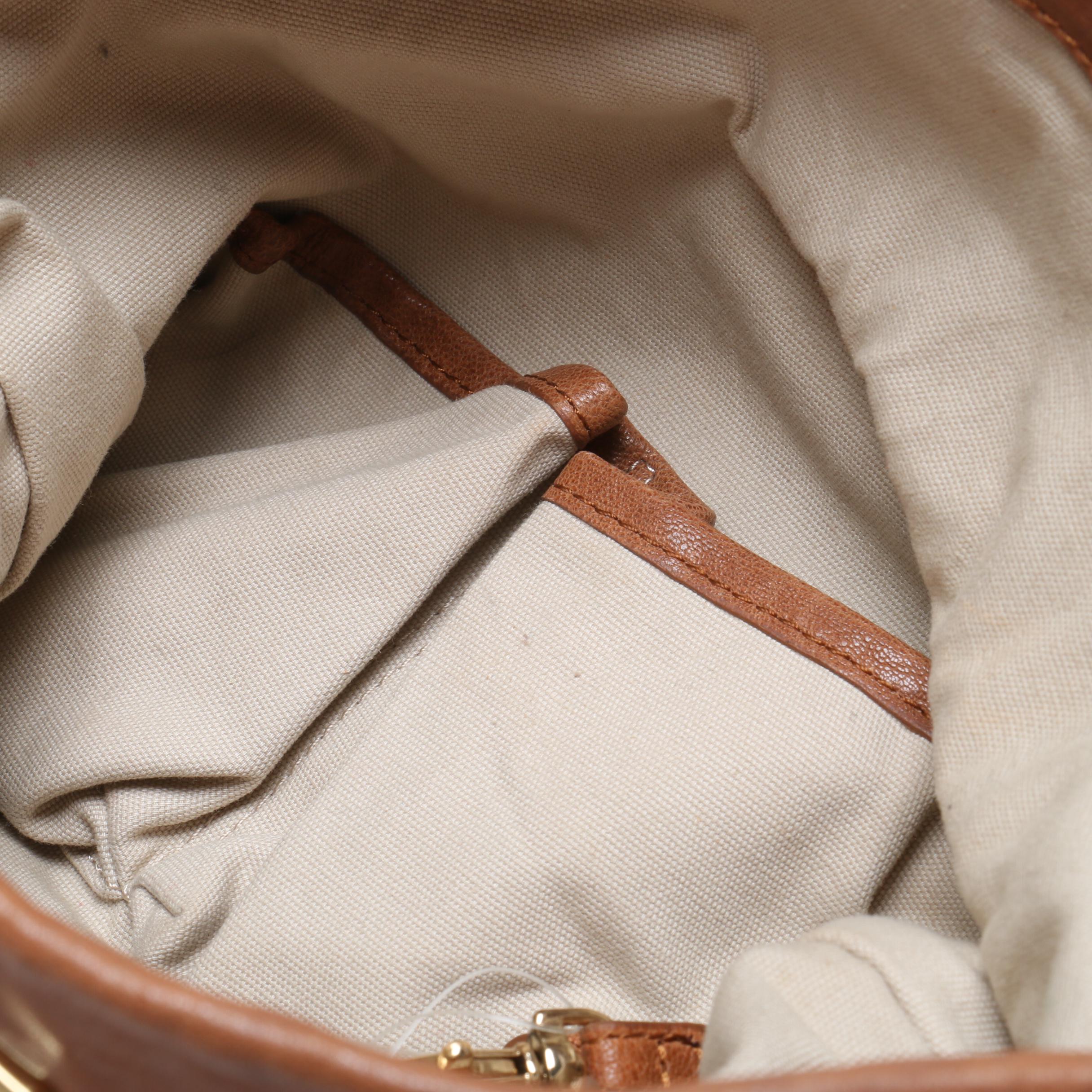 Tory Burch Brown Leather Shoulder Bag