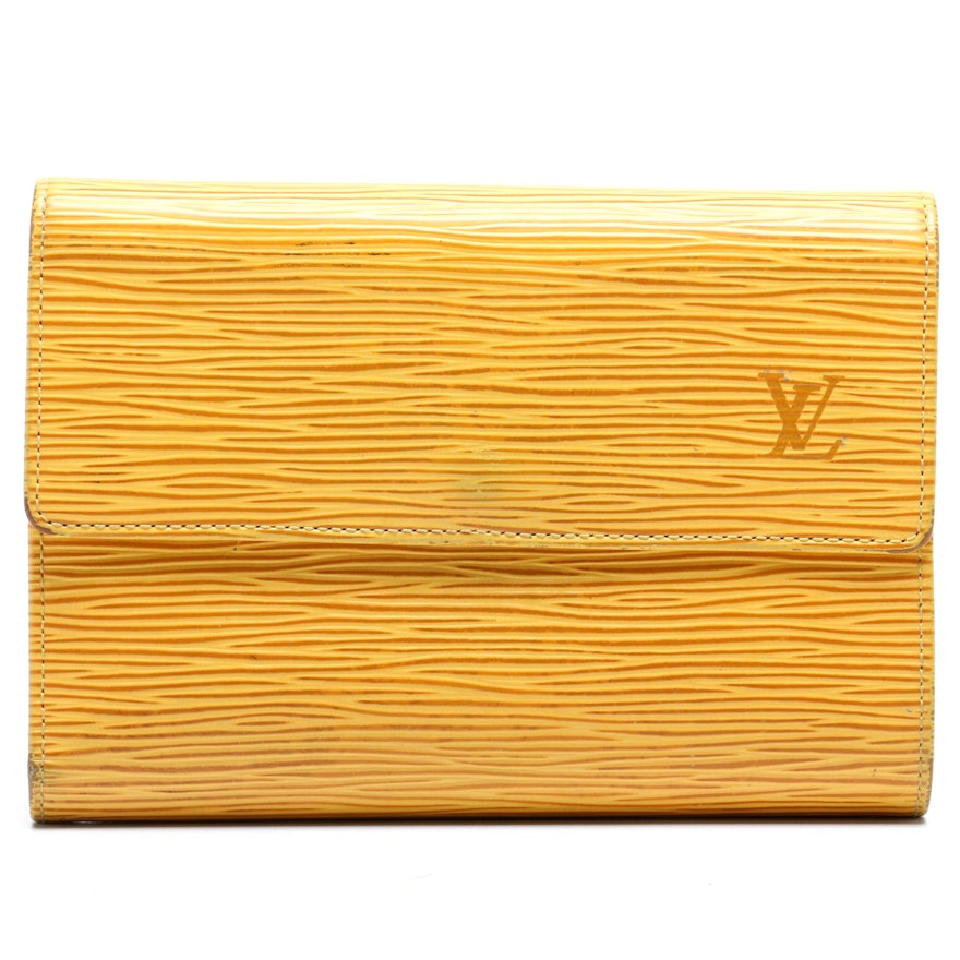 Louis Vuitton Paris Tassil Yellow Epi Leather Ludlow Wallet