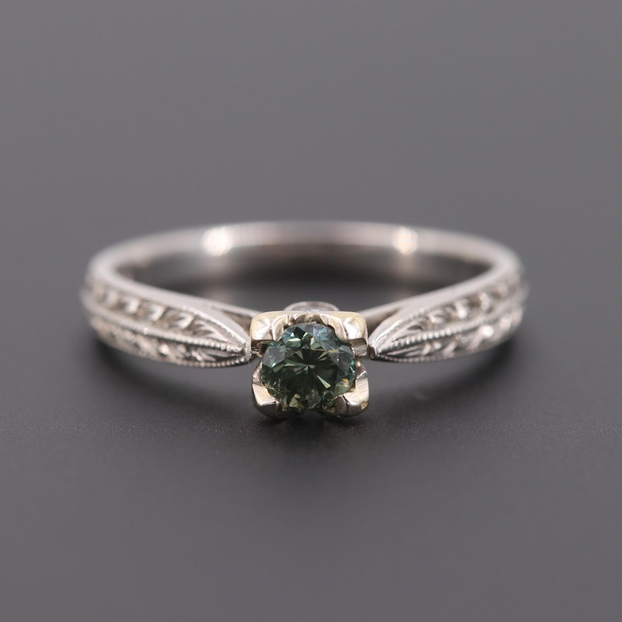 Scott Kay Palladium Diamond Ring