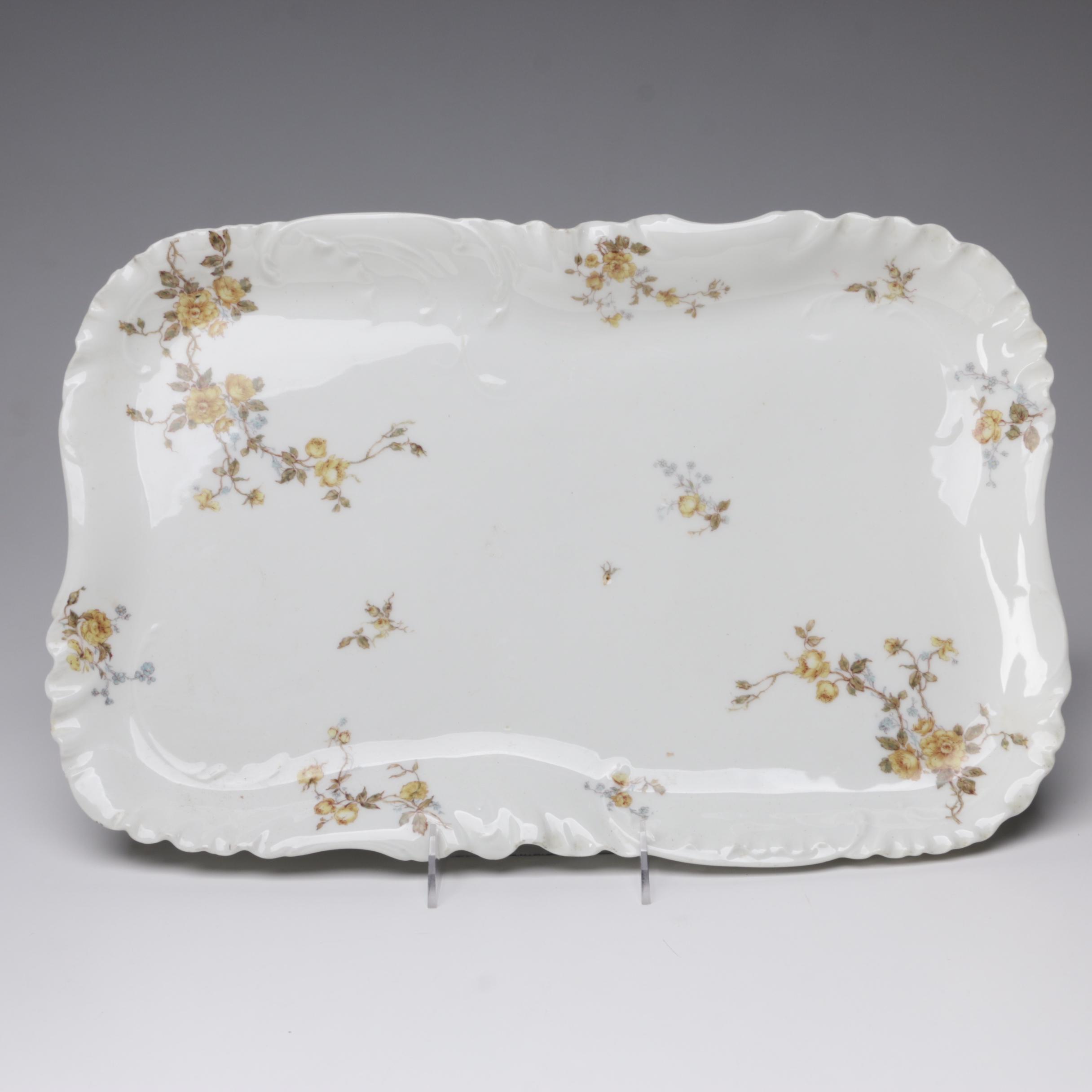 Porcelain Serveware and Demitasse Set featuring Haviland