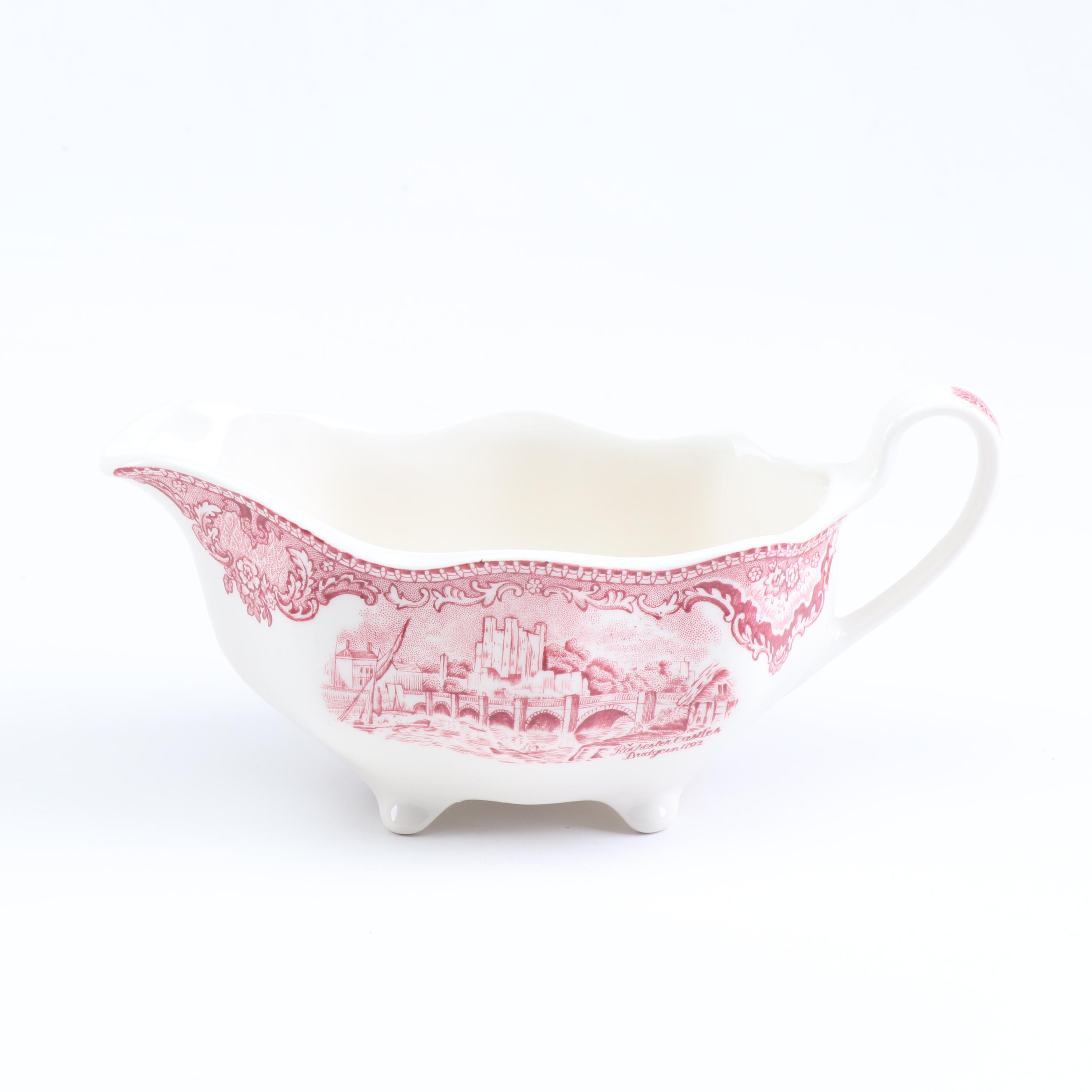 Alfred Meakin "Tonquin" Pink Staffordshire Ironstone Dinnerware