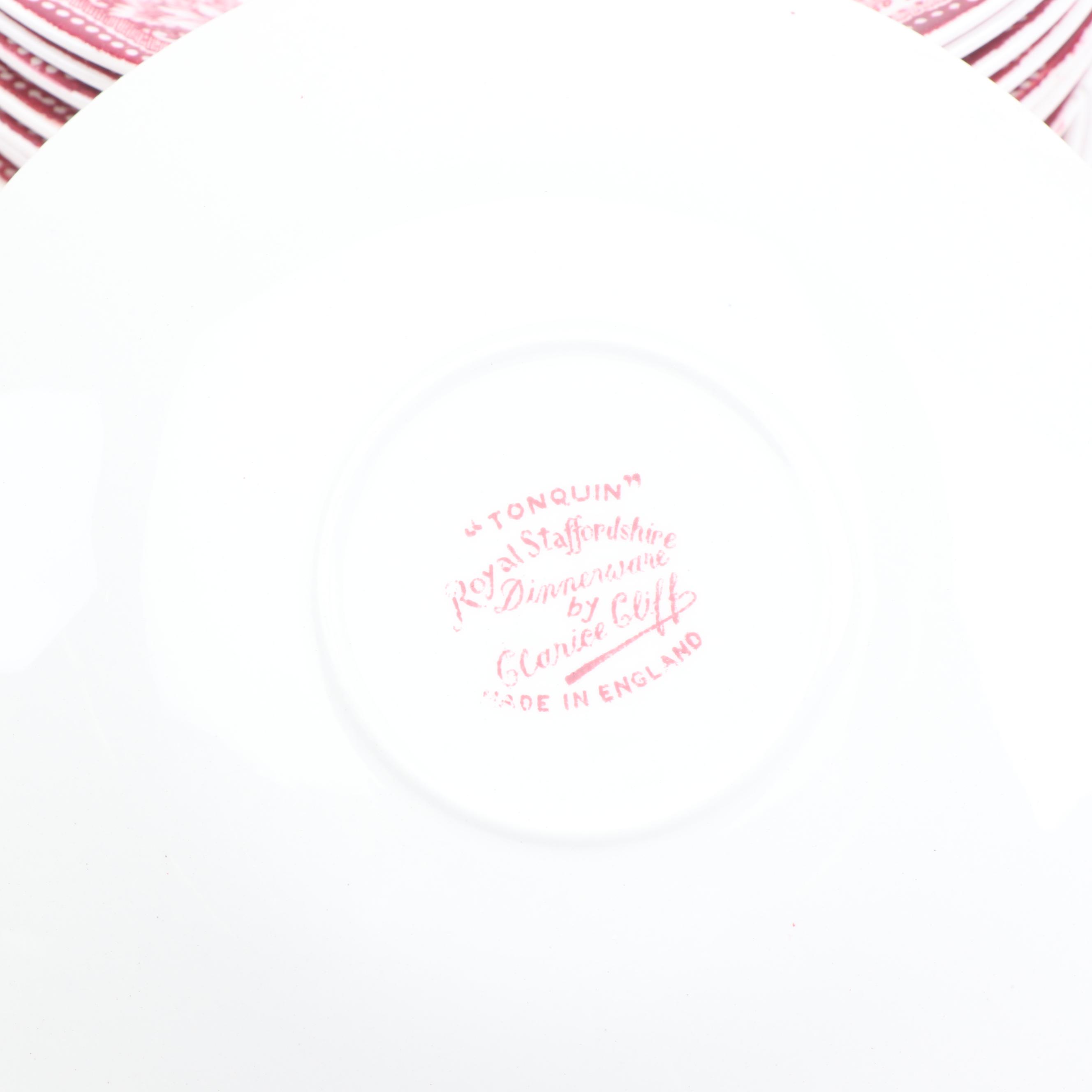 Alfred Meakin "Tonquin" Pink Staffordshire Ironstone Dinnerware