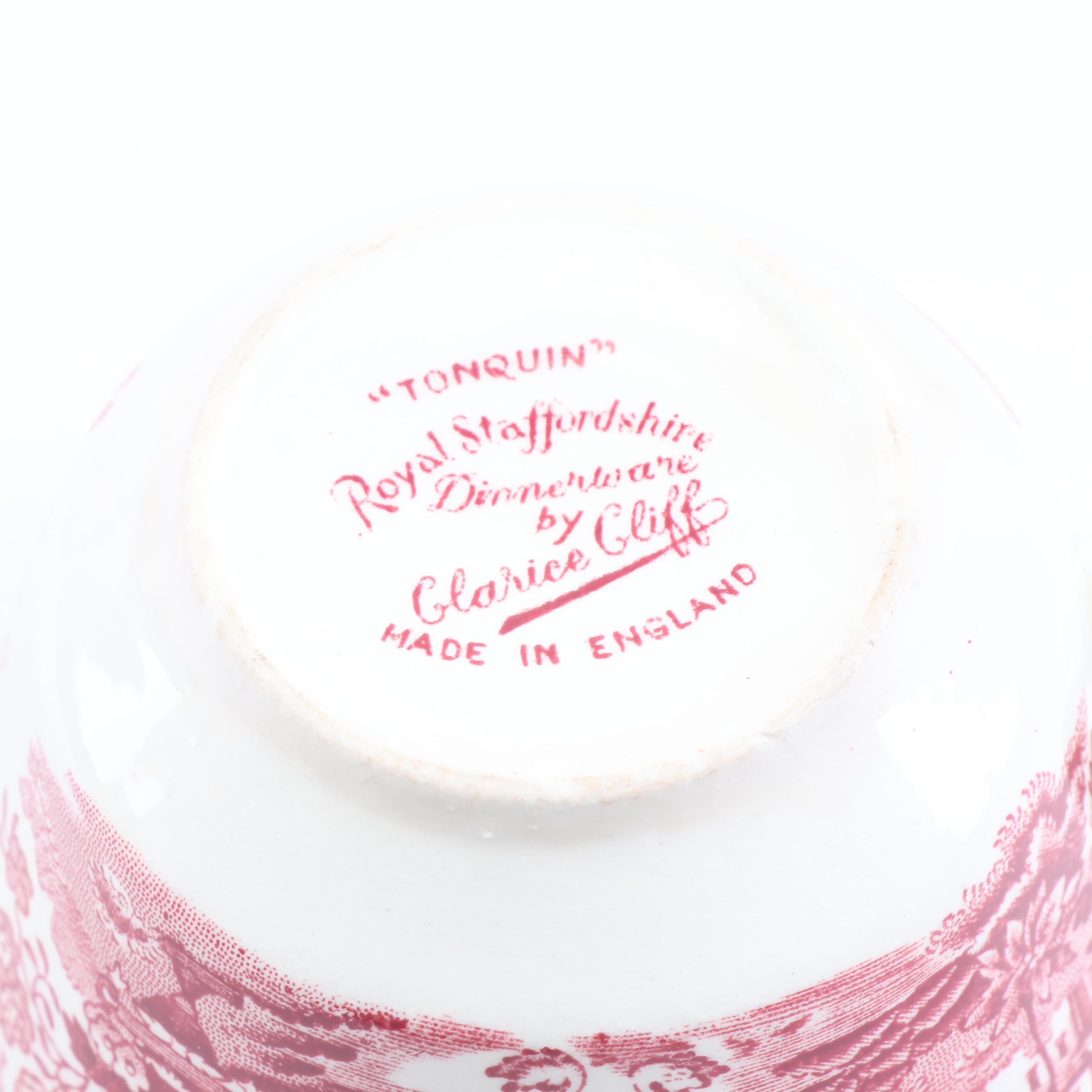 Alfred Meakin "Tonquin" Pink Staffordshire Ironstone Dinnerware