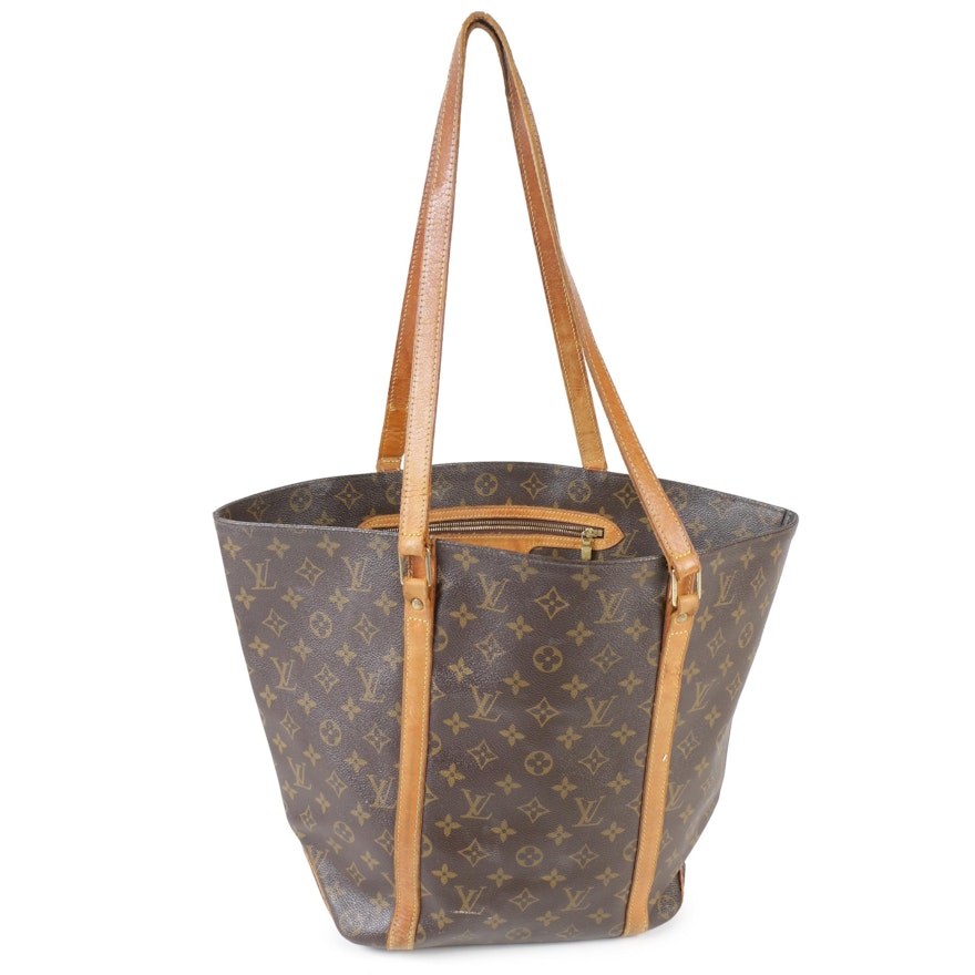 Louis Vuitton Paris Monogram Canvas Sac Shopping Tote