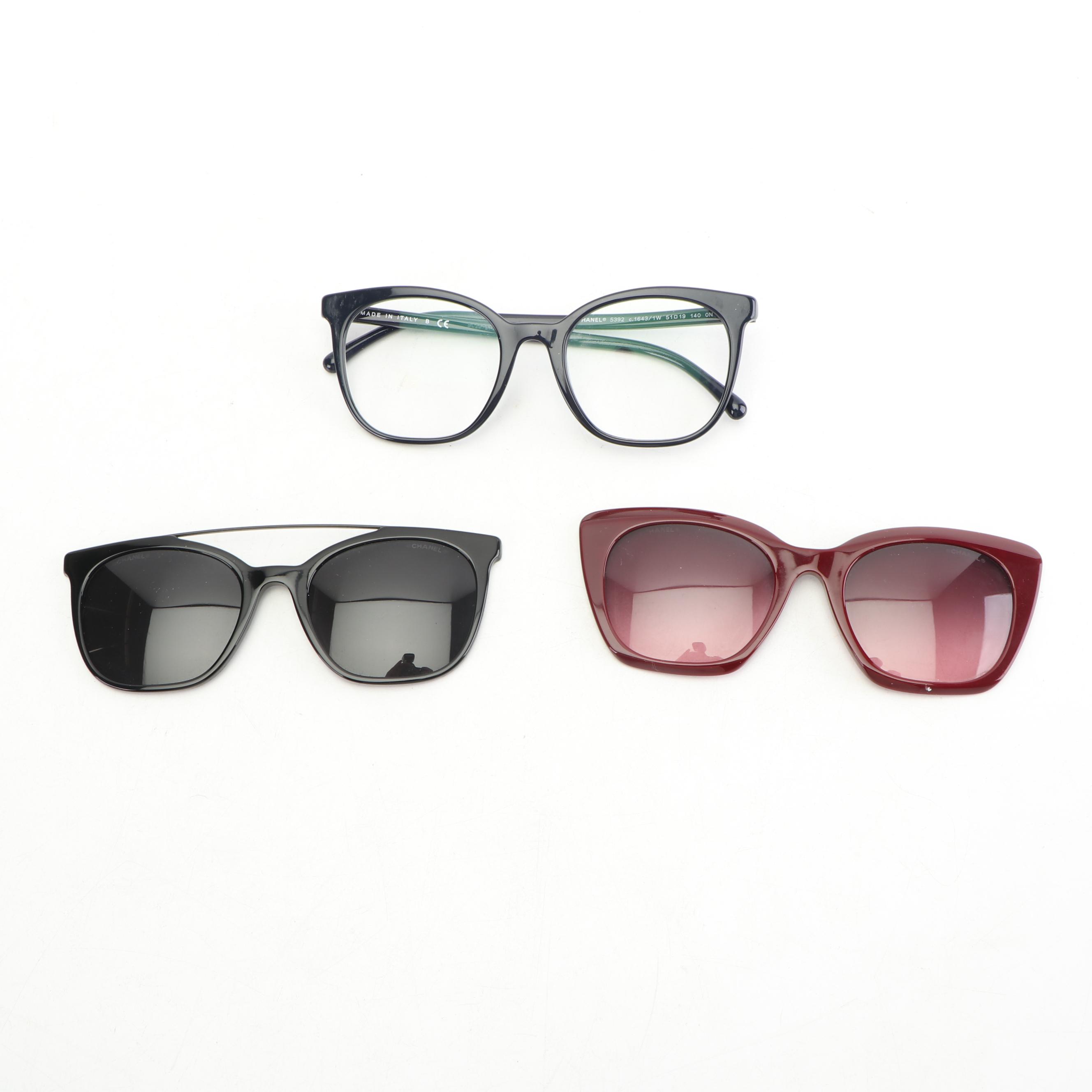 Chanel The Magnetic Clip-on 1W Readers/Sunglasses, 2018