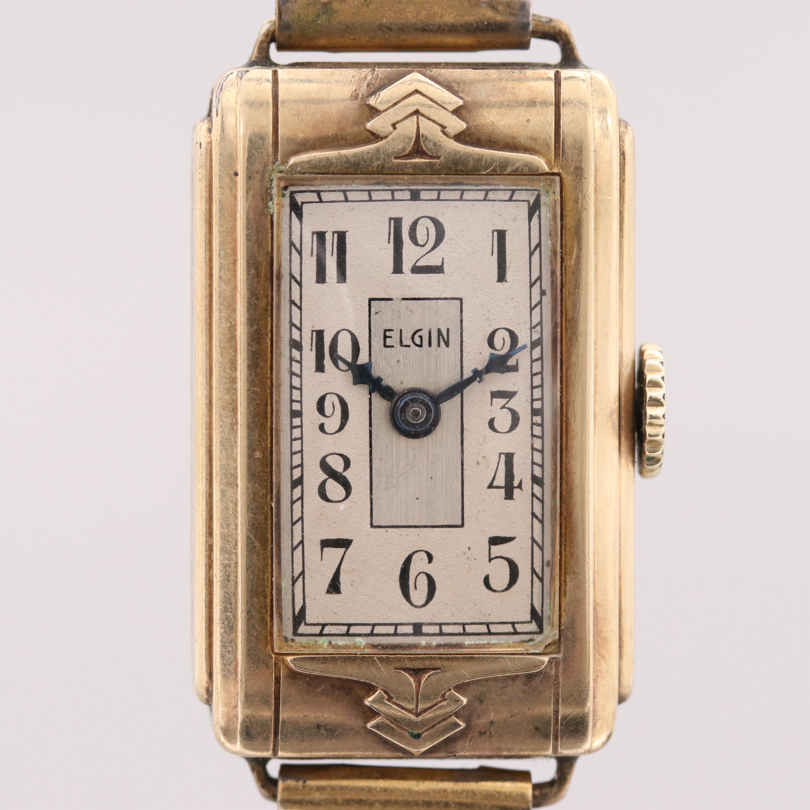 Vintage Elgin 10K Gold Filled Watch, 1937