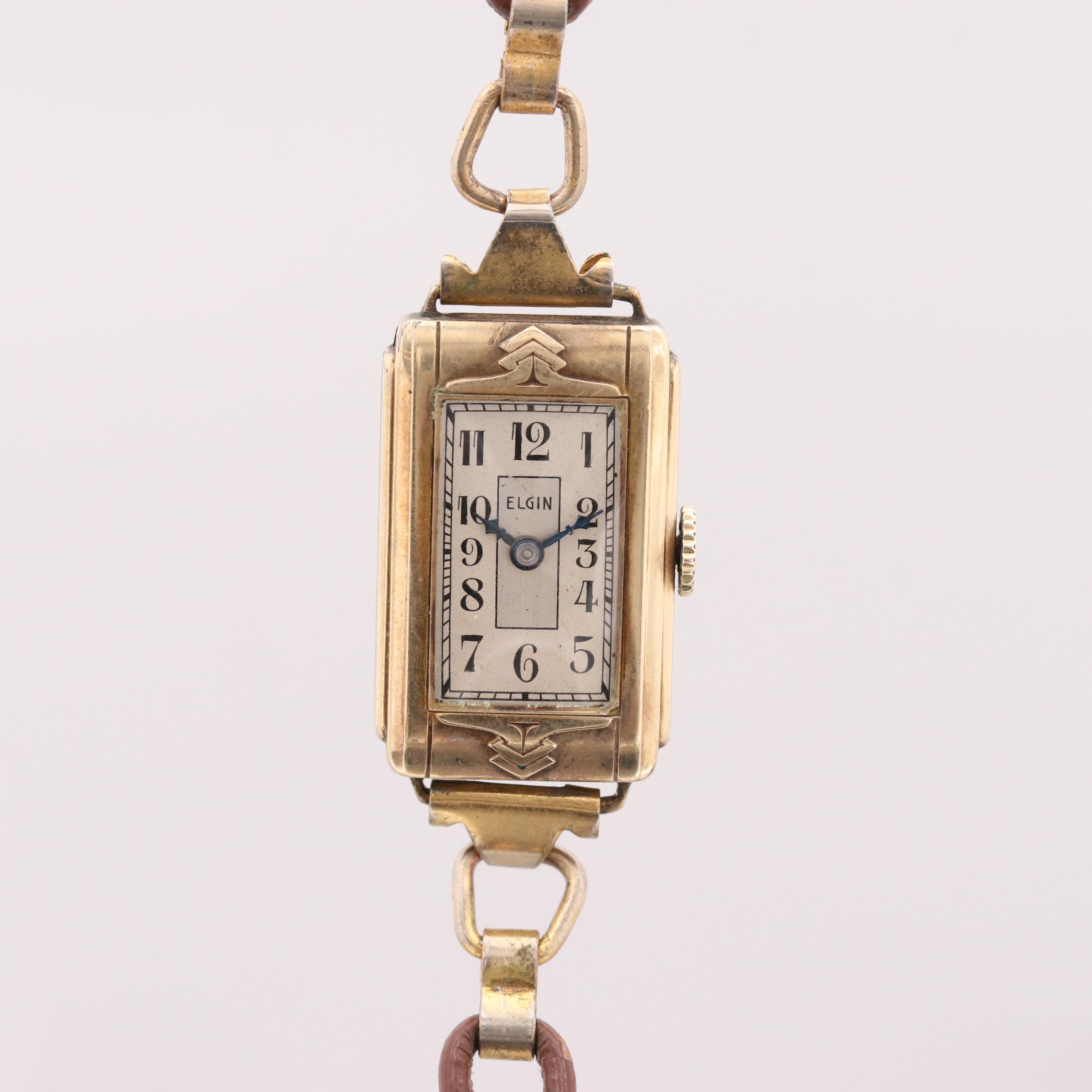 Vintage Elgin 10K Gold Filled Watch, 1937
