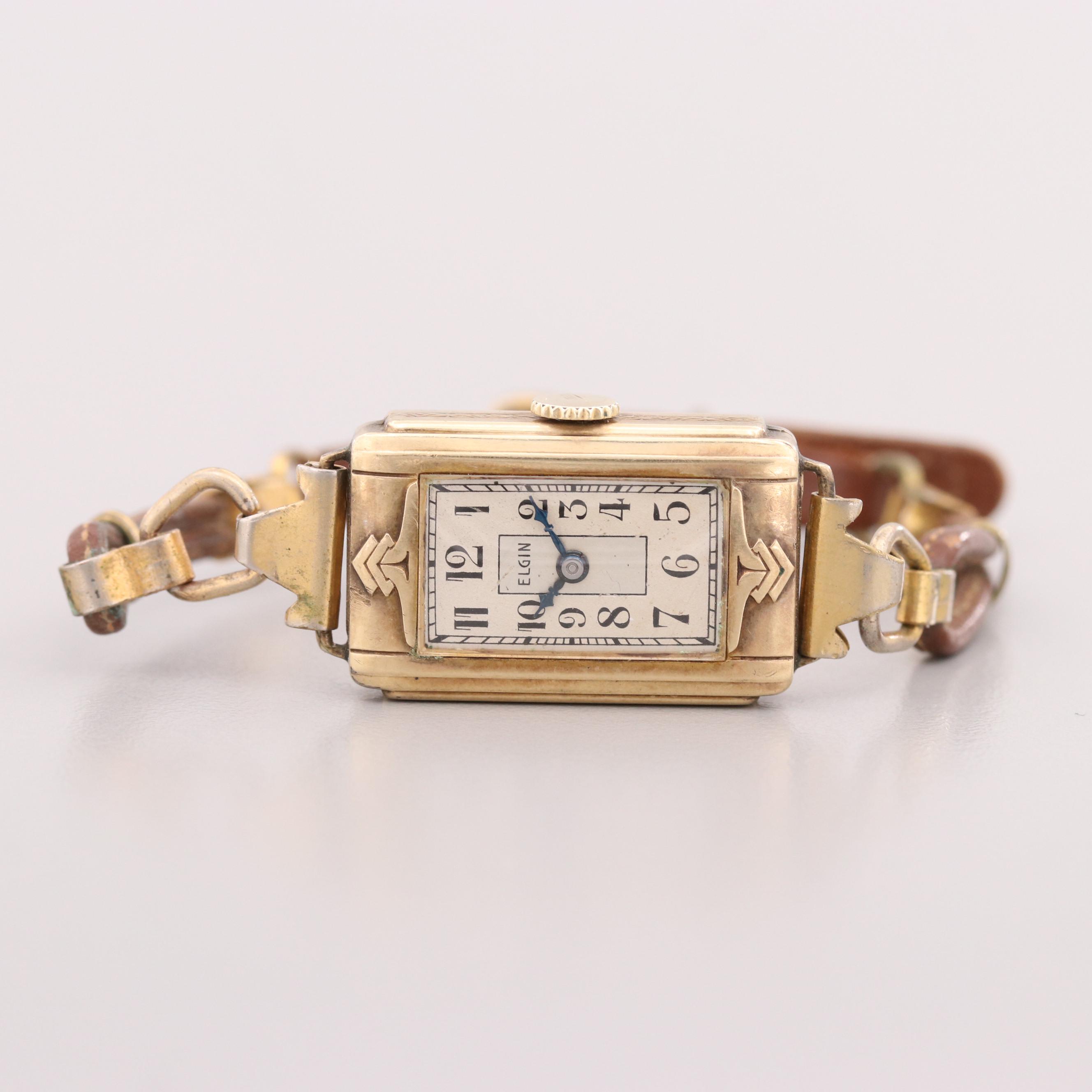Vintage Elgin 10K Gold Filled Watch, 1937