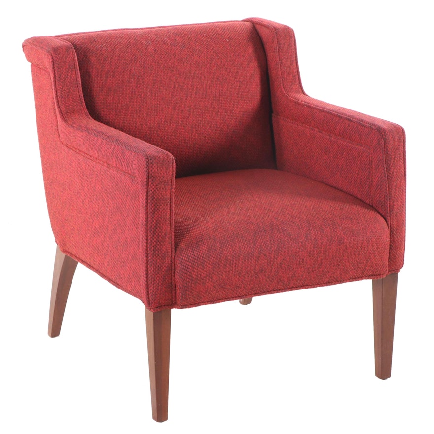 Mid-Century Modern Upholstered Armchair