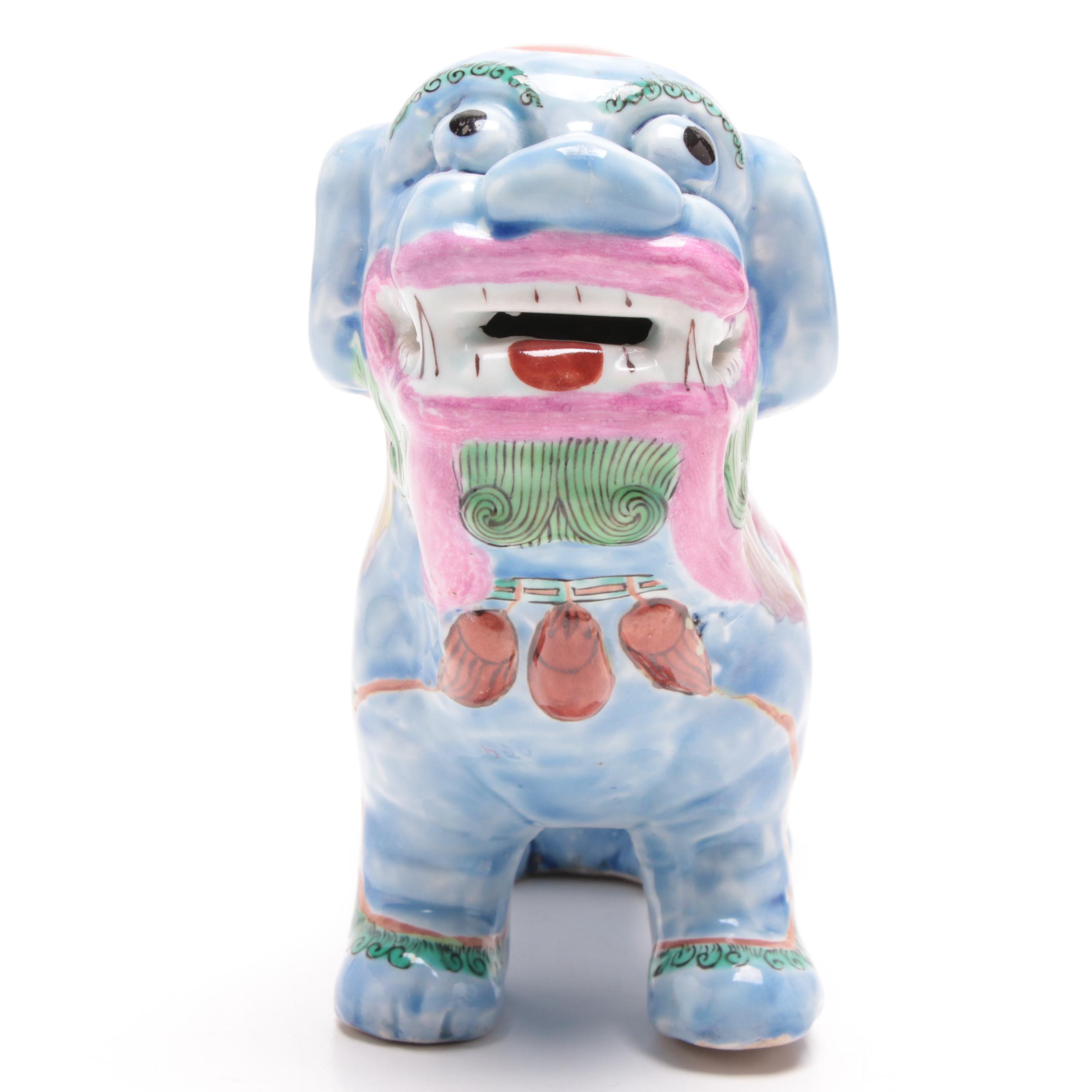 Chinese Ceramic Lion Figurine