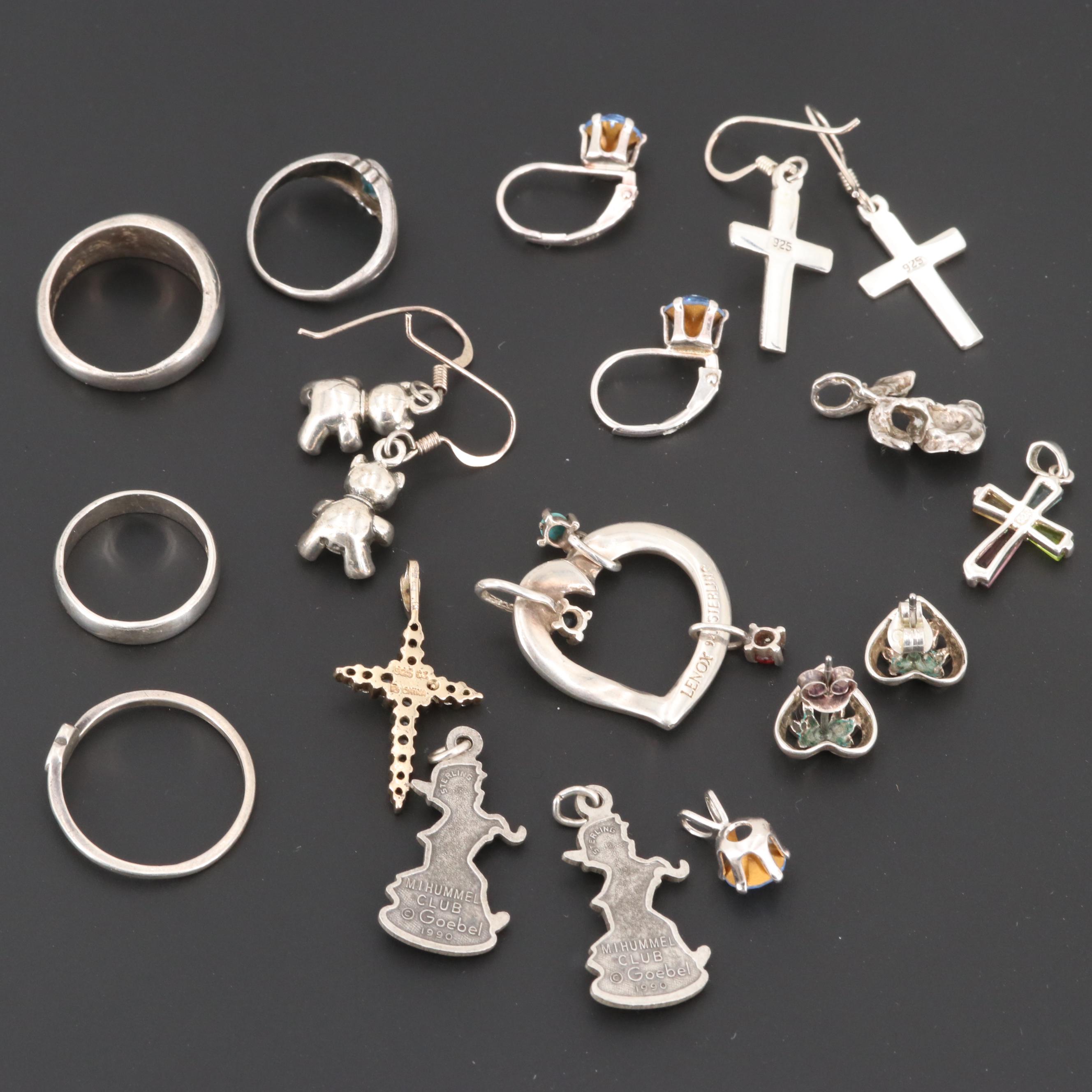 Sterling Silver Jewelry with Turquoise, Kyanite and Garnet