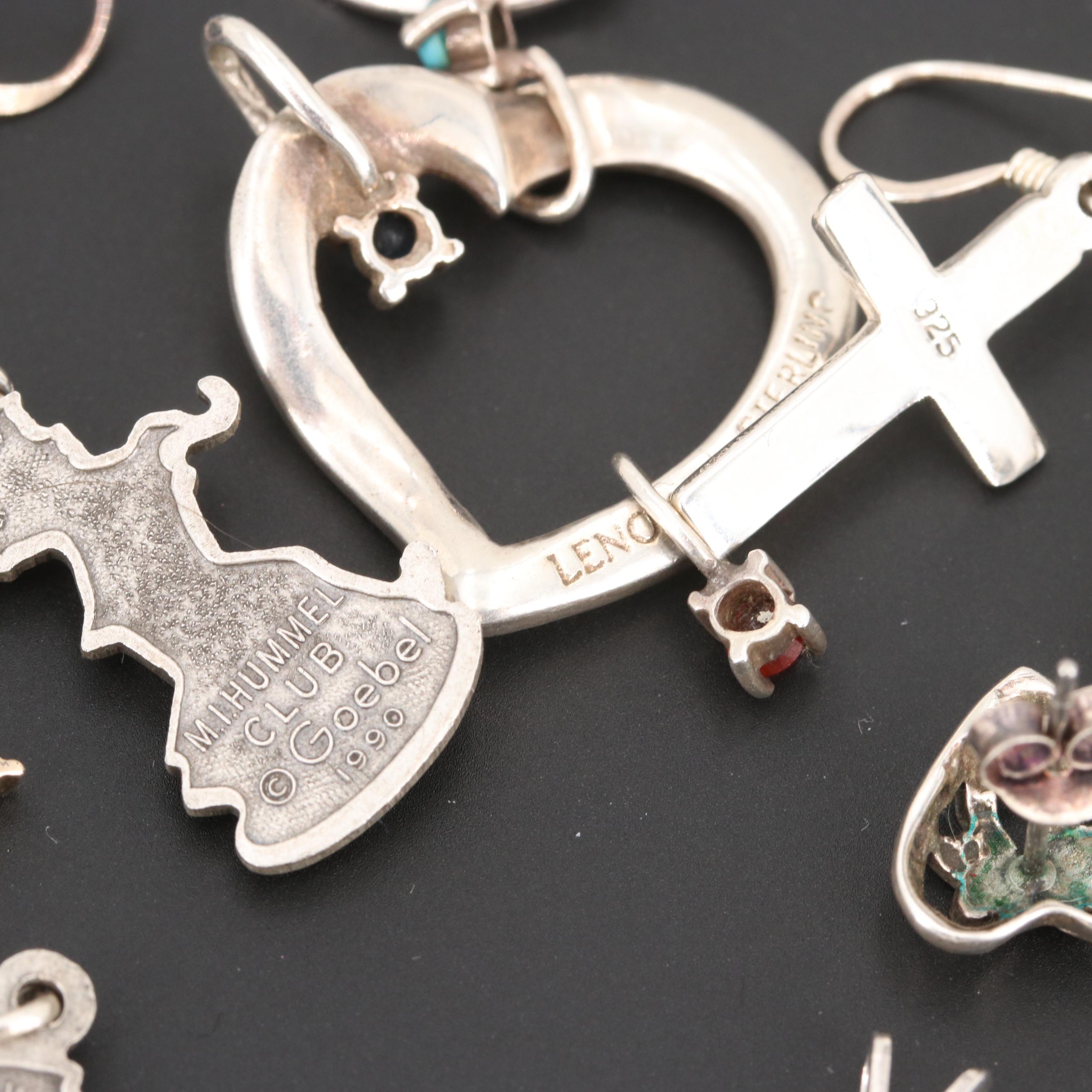 Sterling Silver Jewelry with Turquoise, Kyanite and Garnet