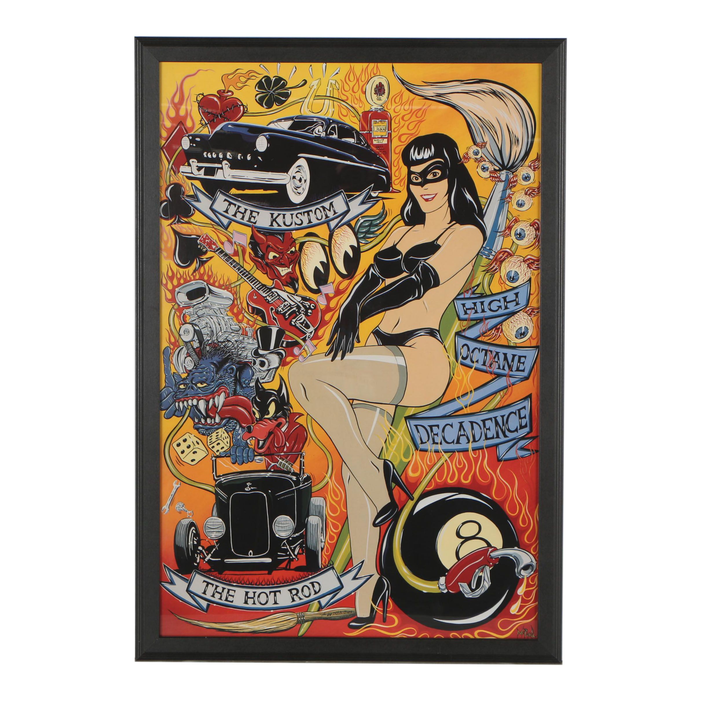 Offset Lithograph after Dennis McPhail "High Octane Decadence"