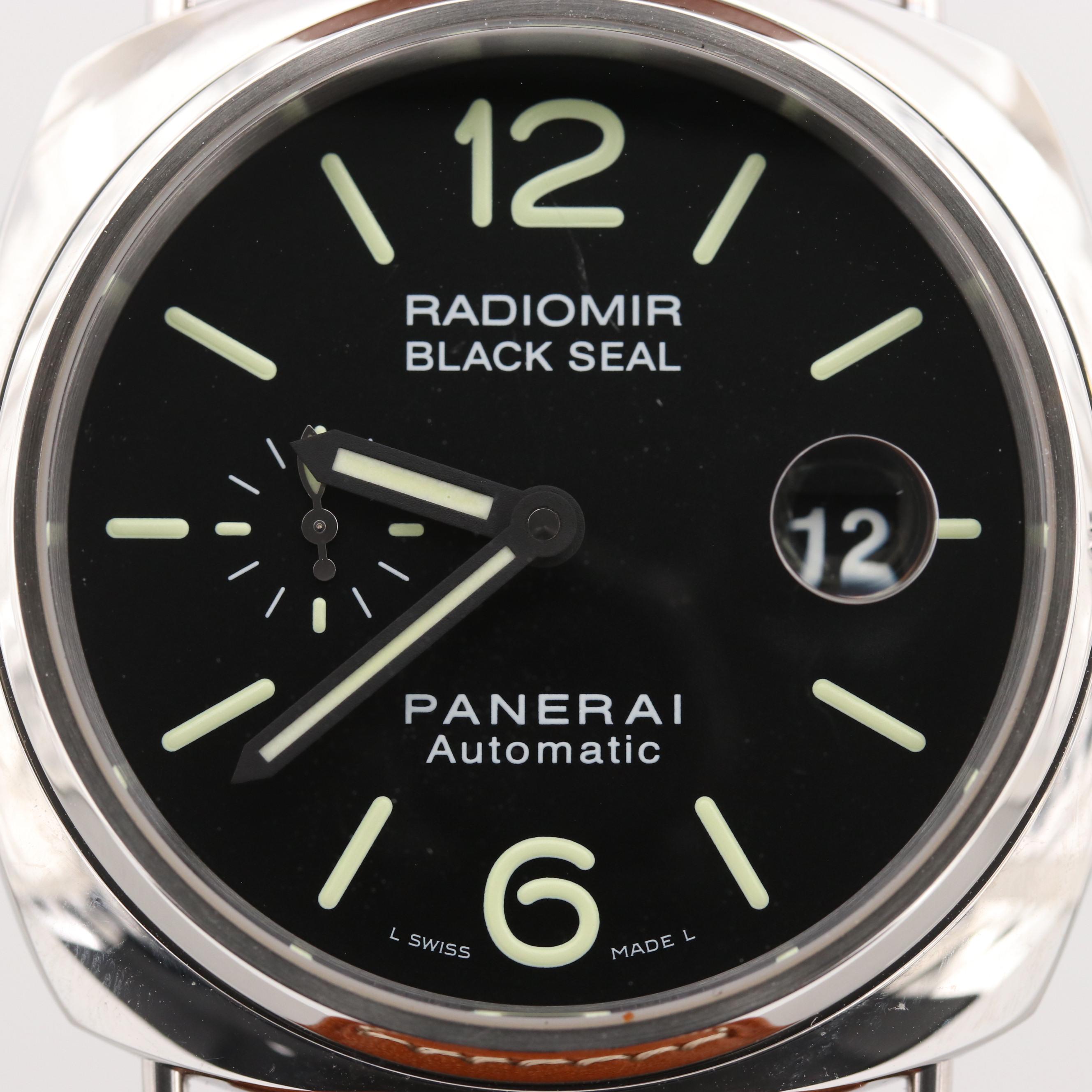 Panerai Radiomir Black Seal Stainless Steel Automatic Watch