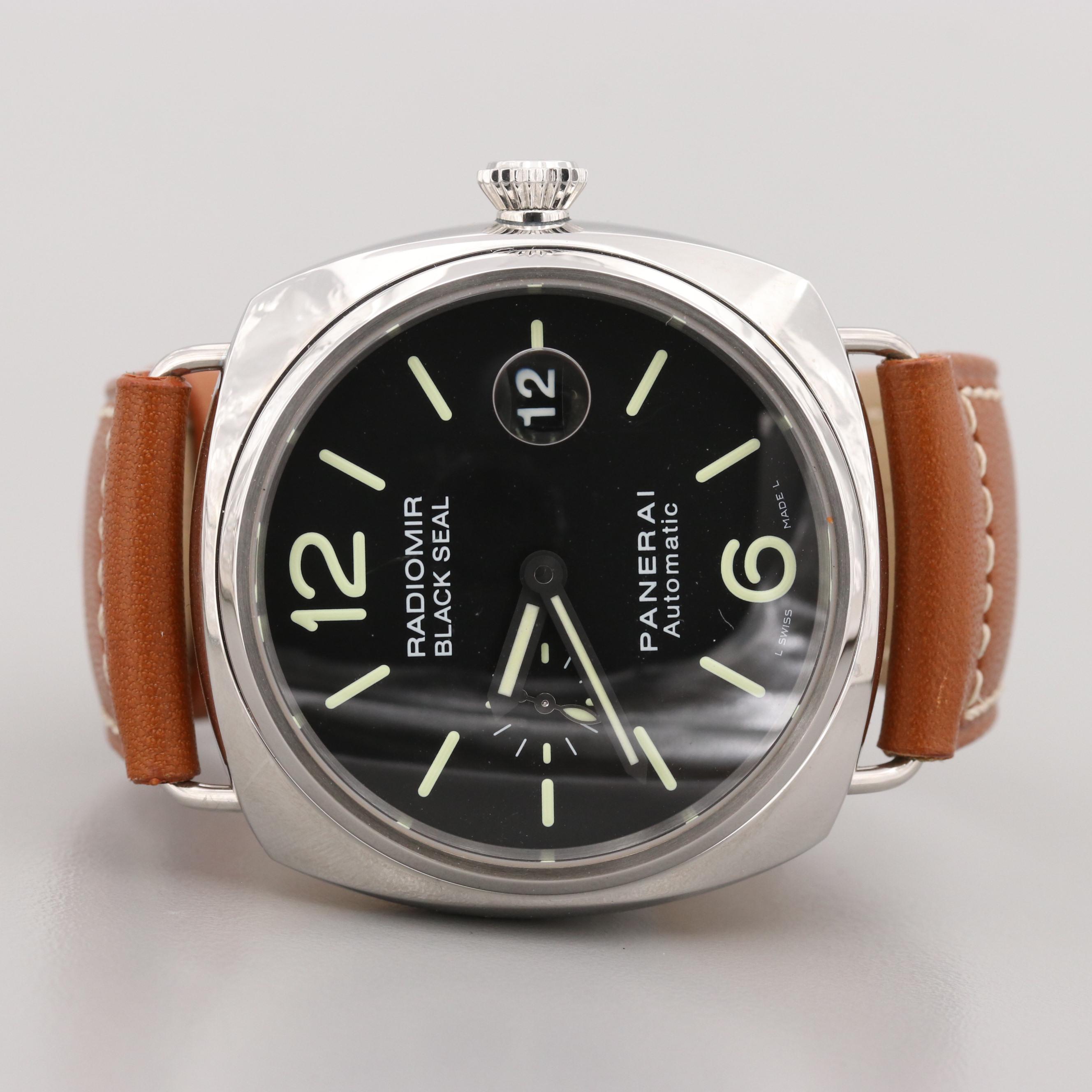 Panerai Radiomir Black Seal Stainless Steel Automatic Watch