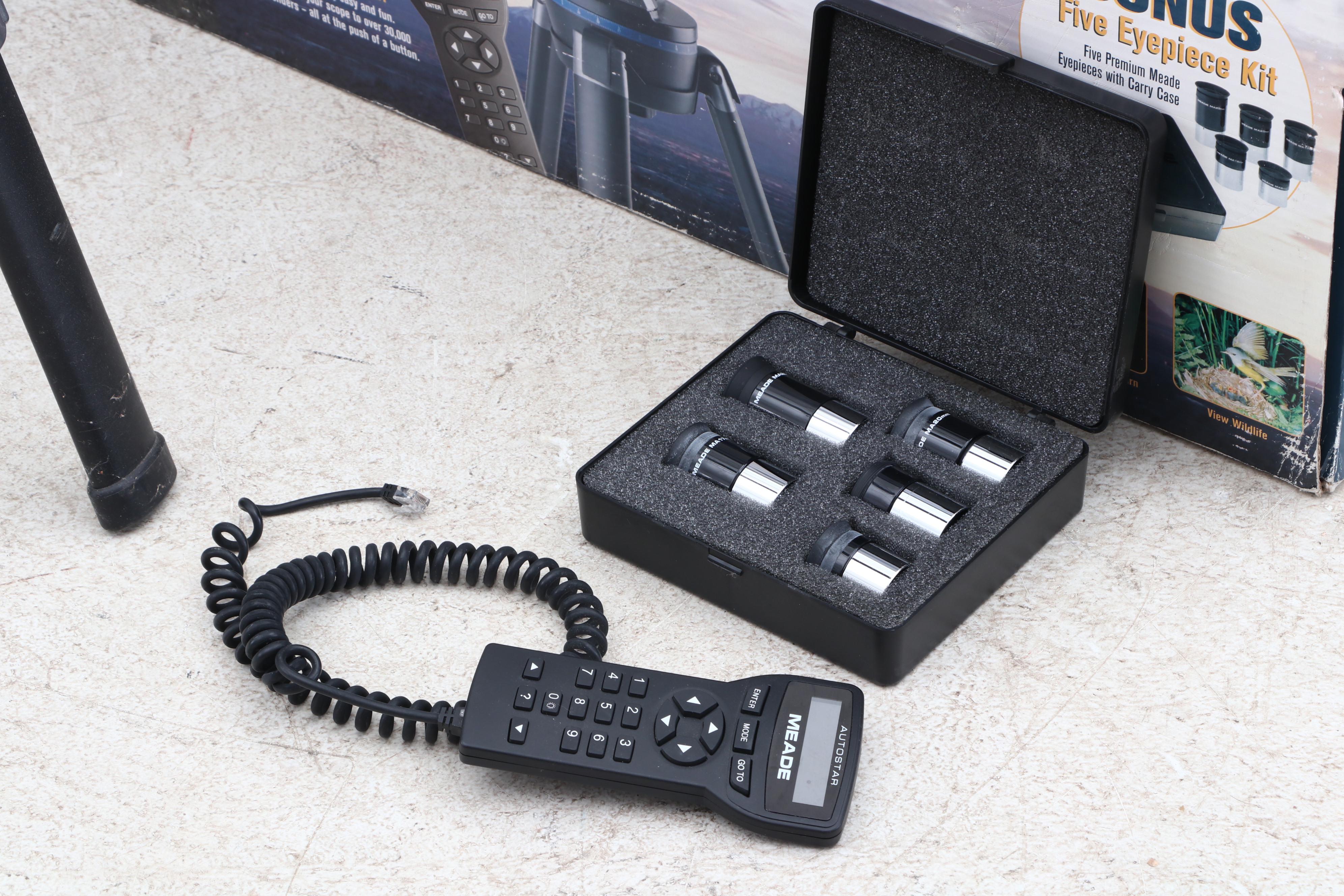 Meade 90mm Self-Guided Telescope with Stand, AutoStar and Bonus Eyepiece Kit