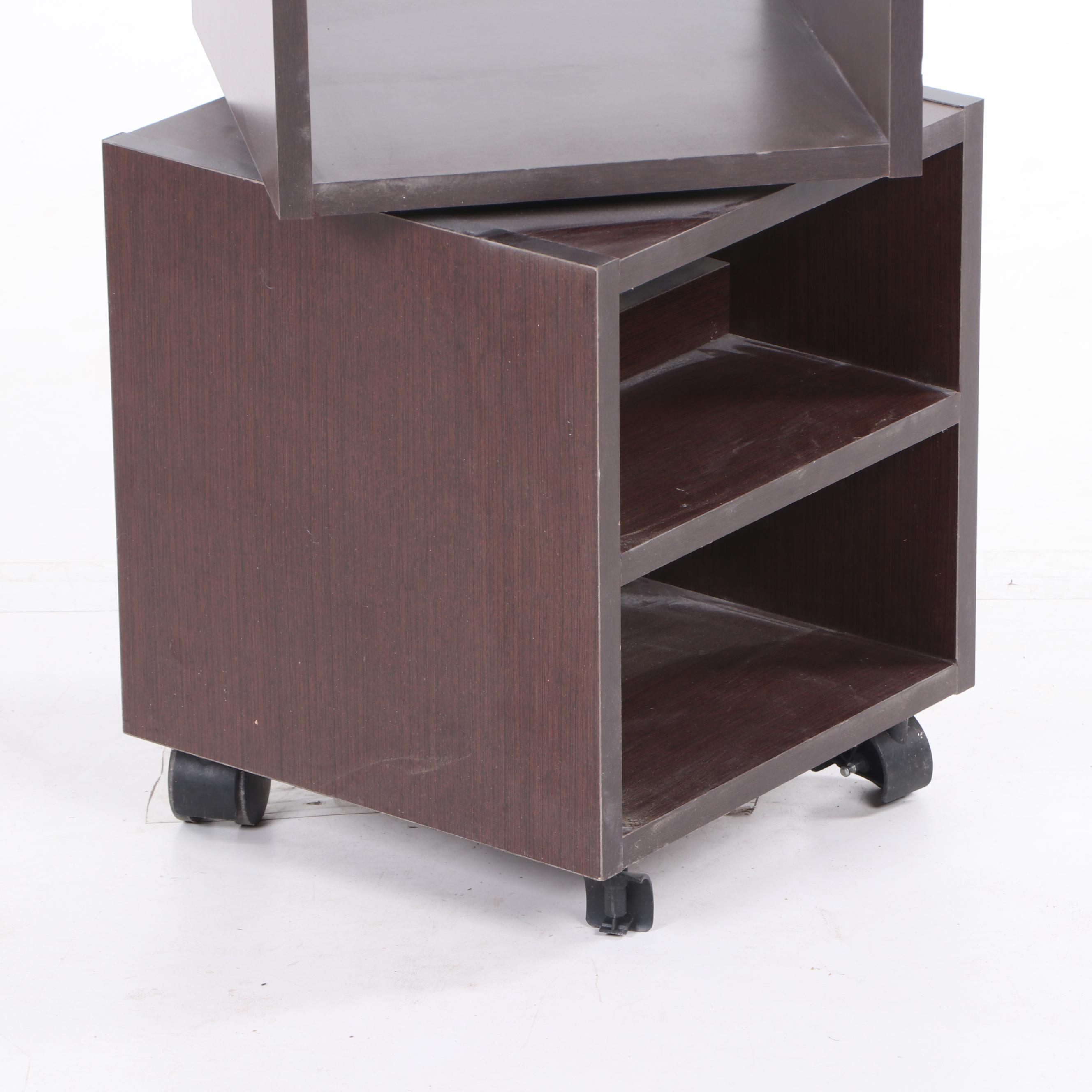 Swivel Bookcase, Contemporary