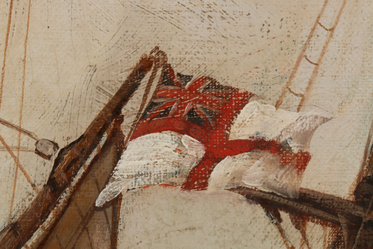 Montague J. Dawson Oil Painting "The Q-Ship Mary Mitchell"