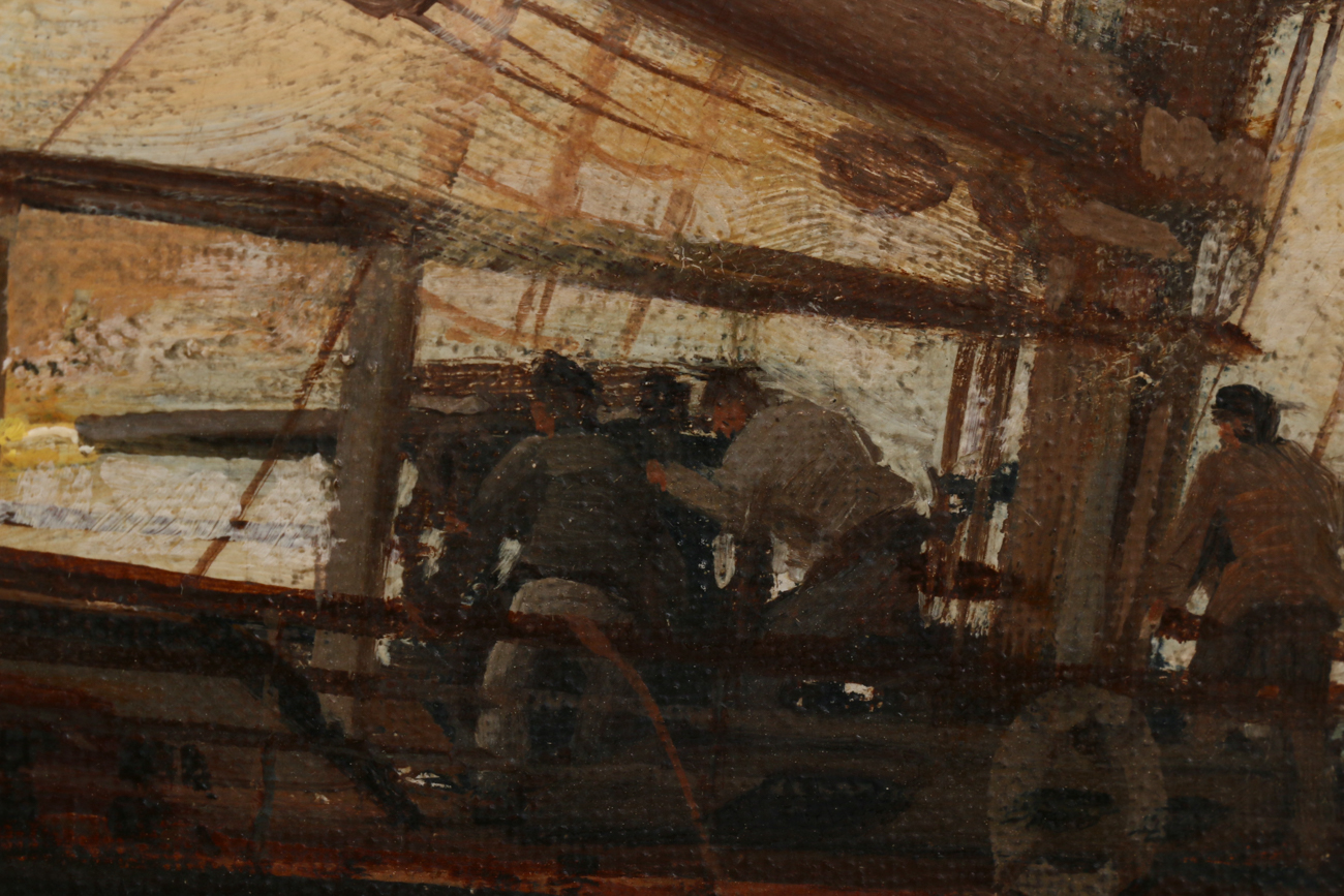 Montague J. Dawson Oil Painting "The Q-Ship Mary Mitchell"