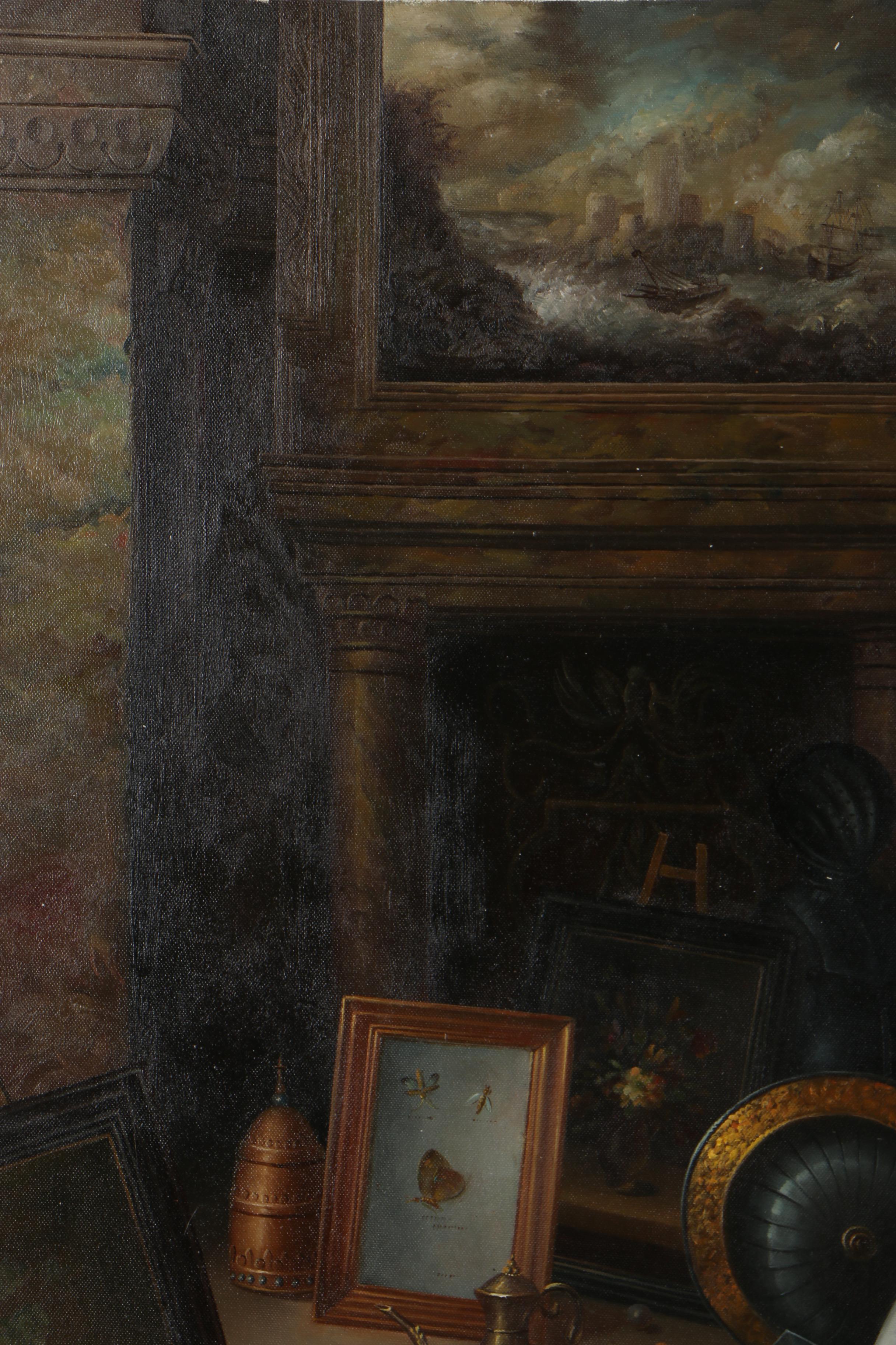 Carl Romney Still Life Oil Painting