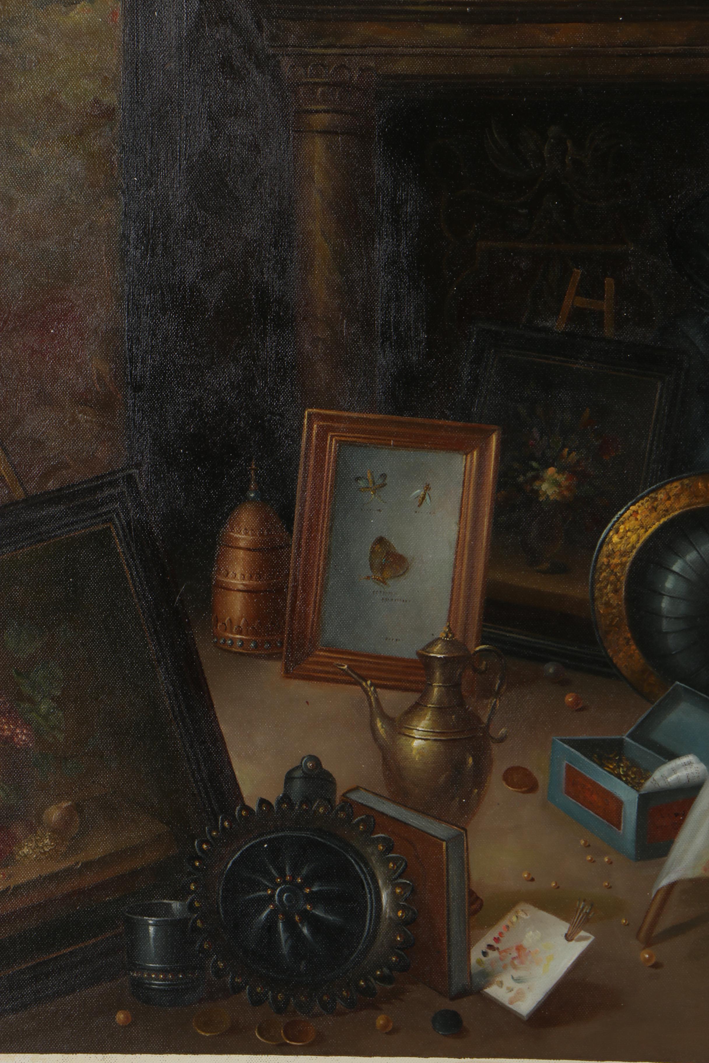 Carl Romney Still Life Oil Painting