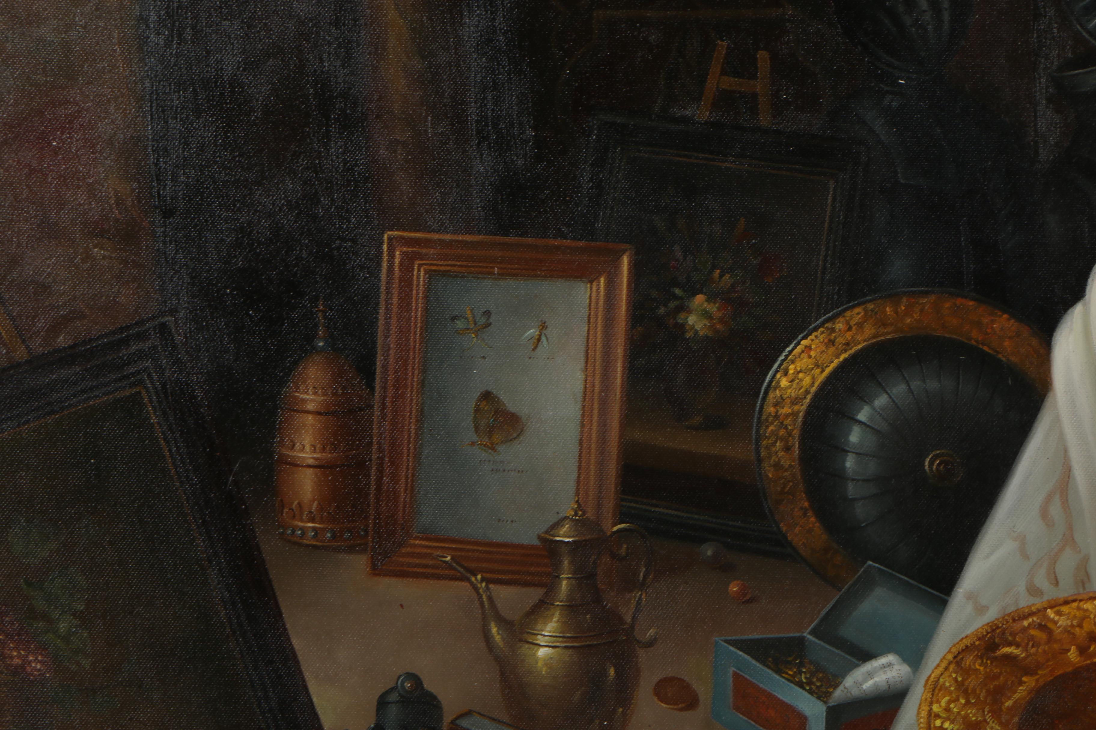 Carl Romney Still Life Oil Painting