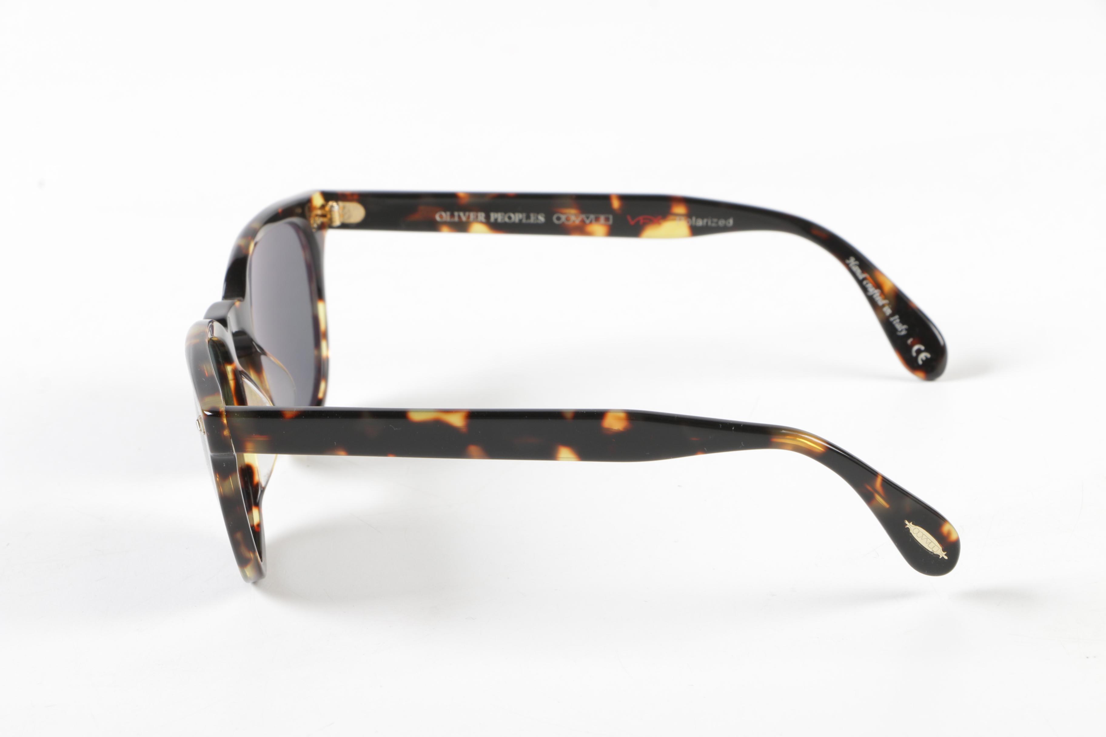 Oliver Peoples Sheldrake Plus Polarized Prescription Sunglasses with Case