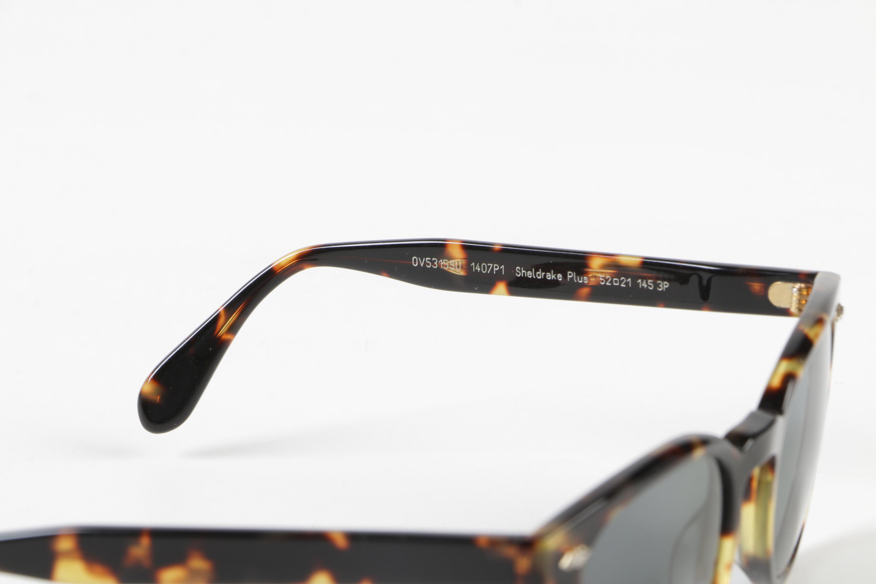 Oliver Peoples Sheldrake Plus Polarized Prescription Sunglasses with Case