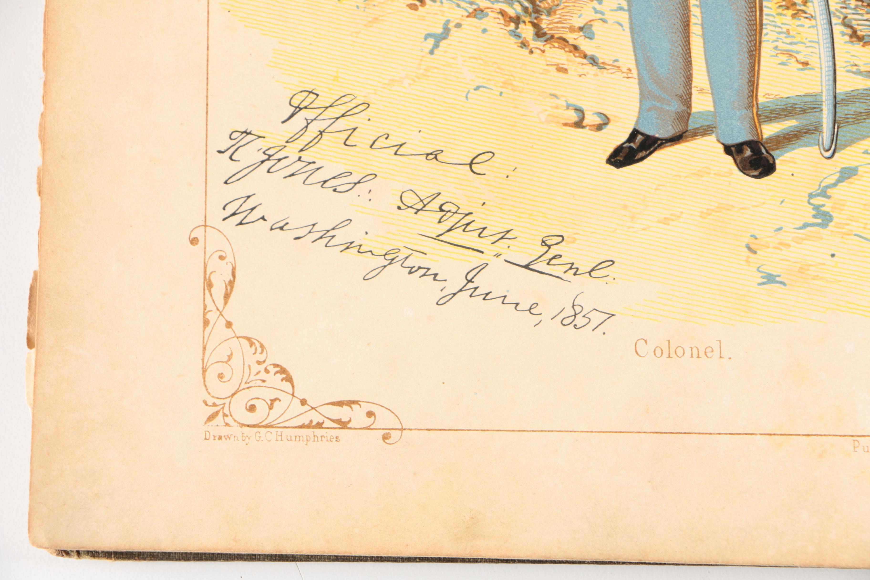 1851 "Regulations for the Uniforms & Dress of the Army of the United States"