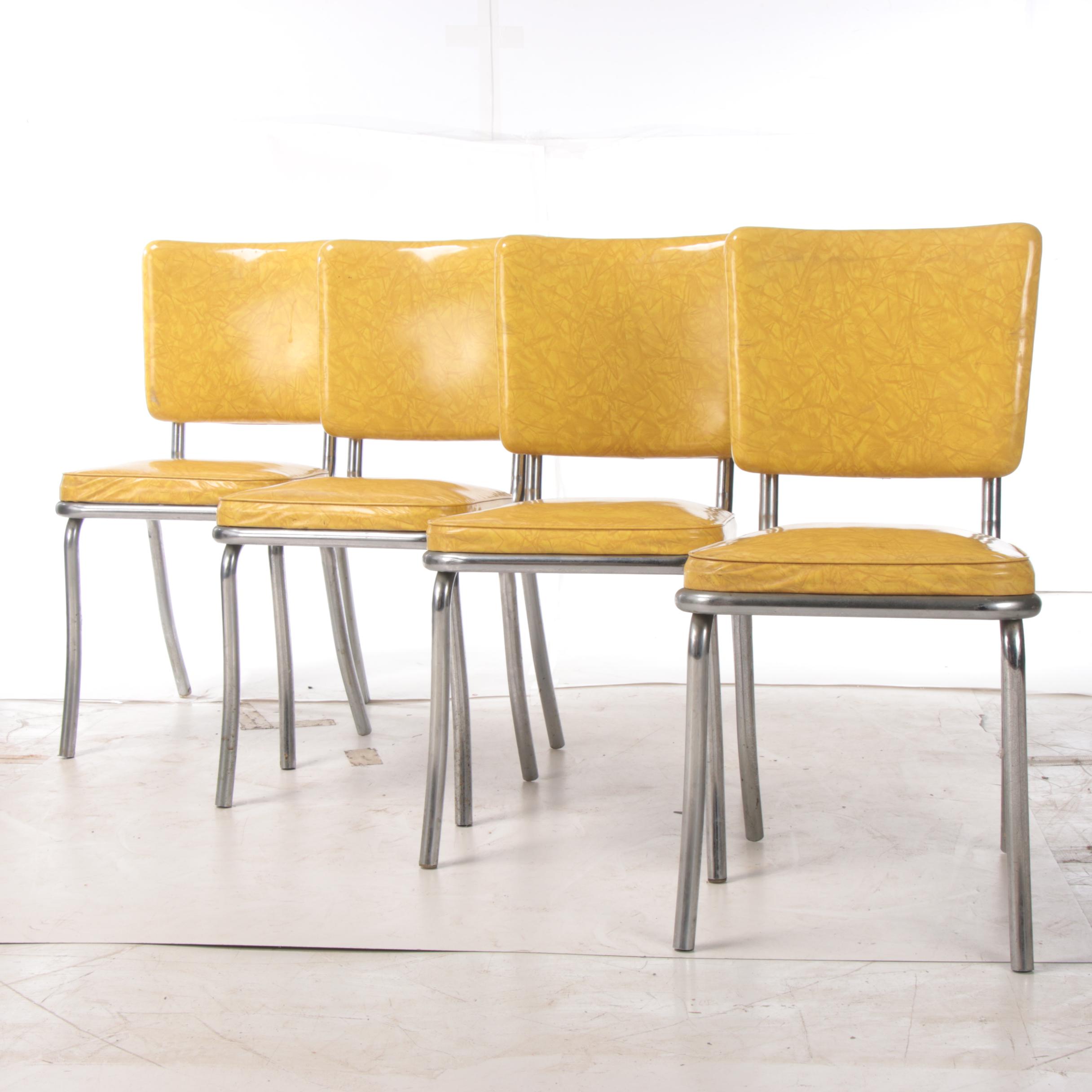 Mid Century Modern Daystrom Metal and Laminate Kitchen Table and Chairs