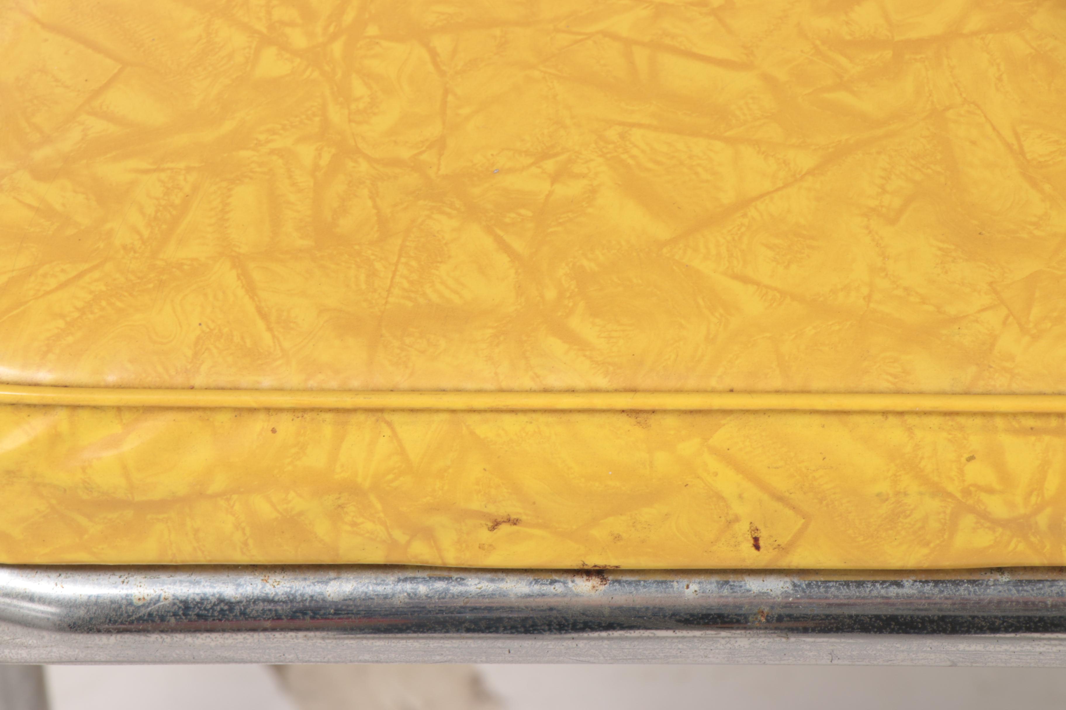 Mid Century Modern Daystrom Metal and Laminate Kitchen Table and Chairs